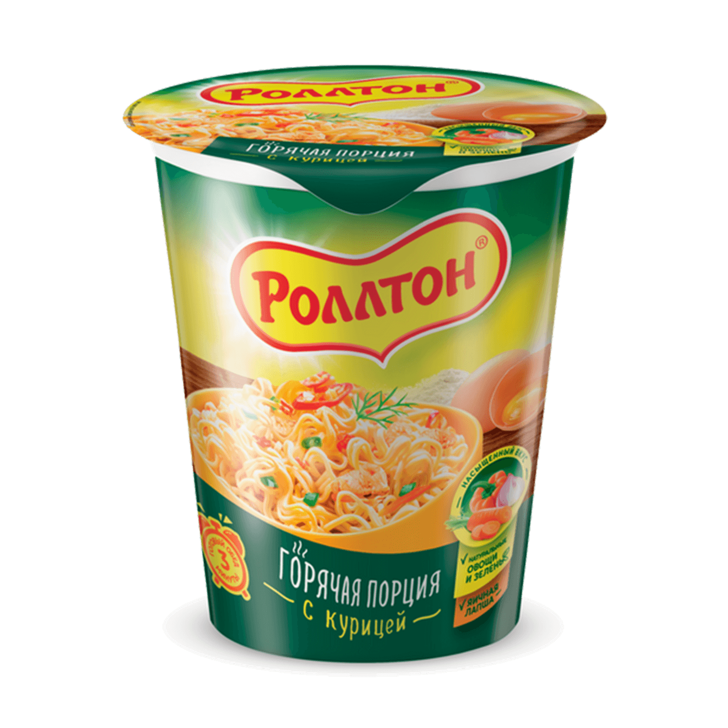 Лапша быстрого приготовления «Роллтон» с курицей