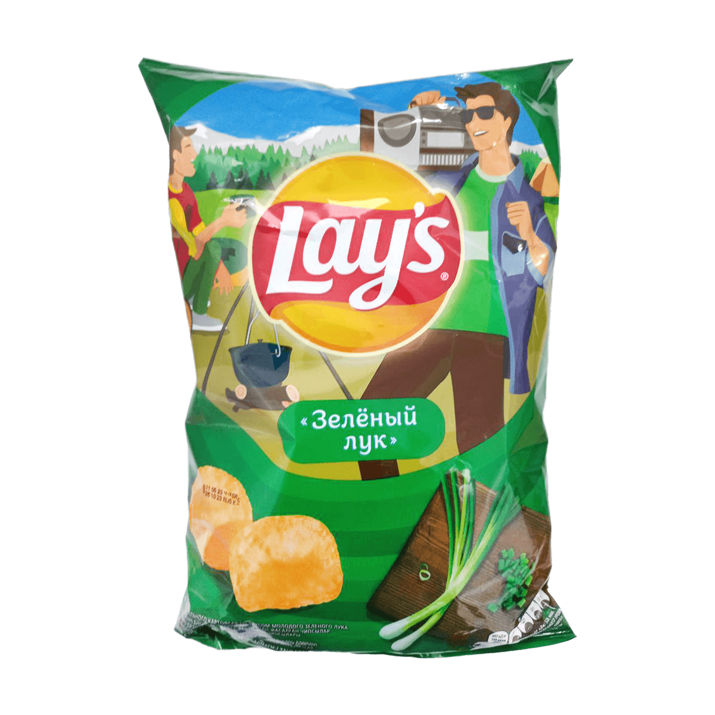 Чипсы «Lay's» со вкусом зеленого лука