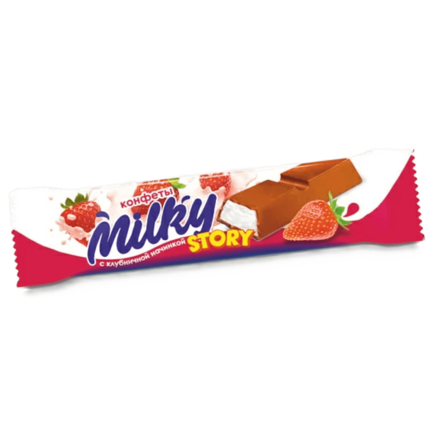Конфеты «Milky story» со вкусом клубники