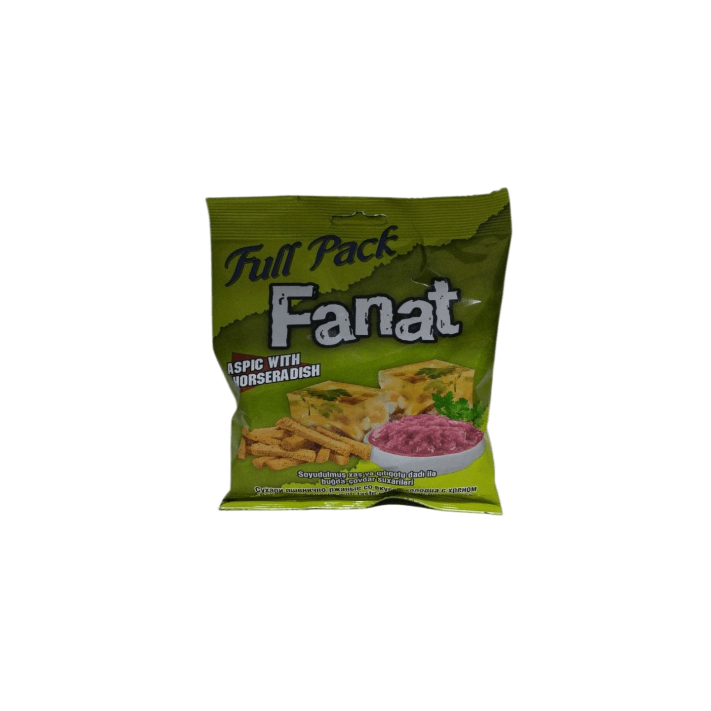 Сухарики «Fanat» со вкусом холодца и хрена