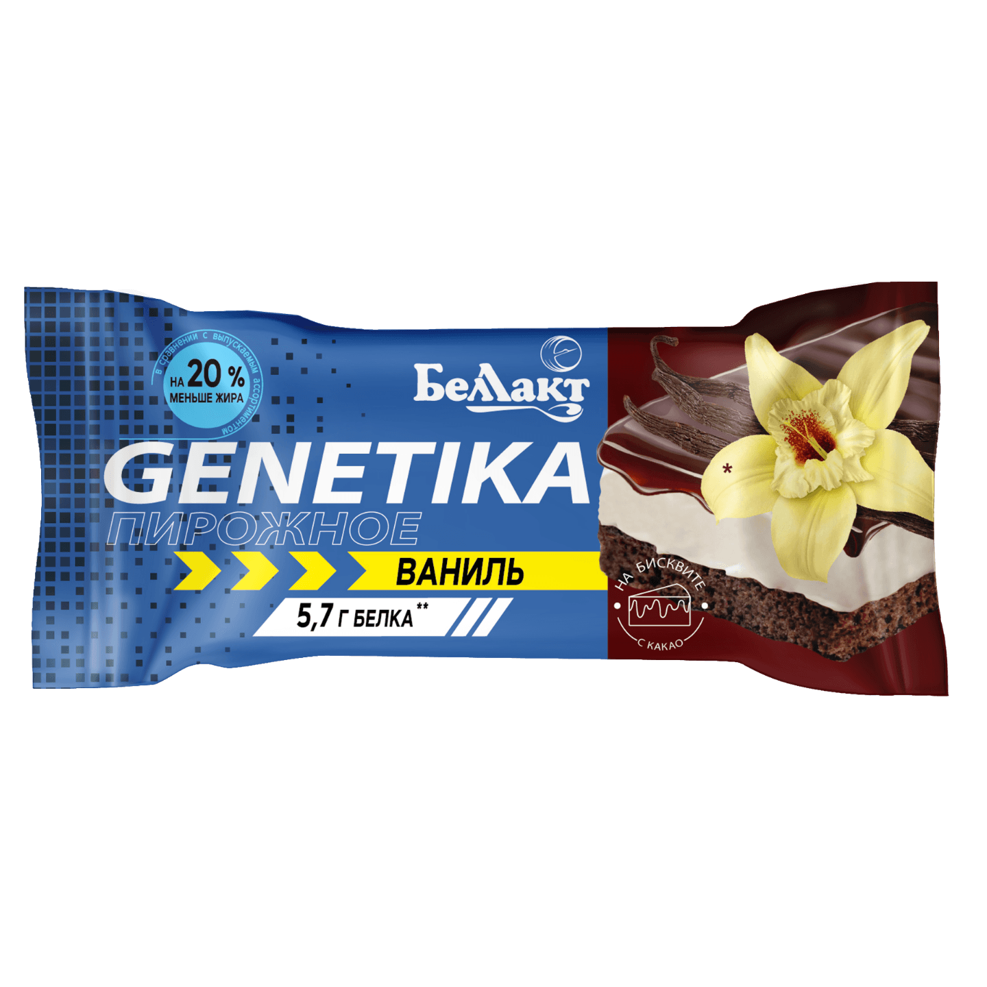 Пирожное «Genetika» ваниль