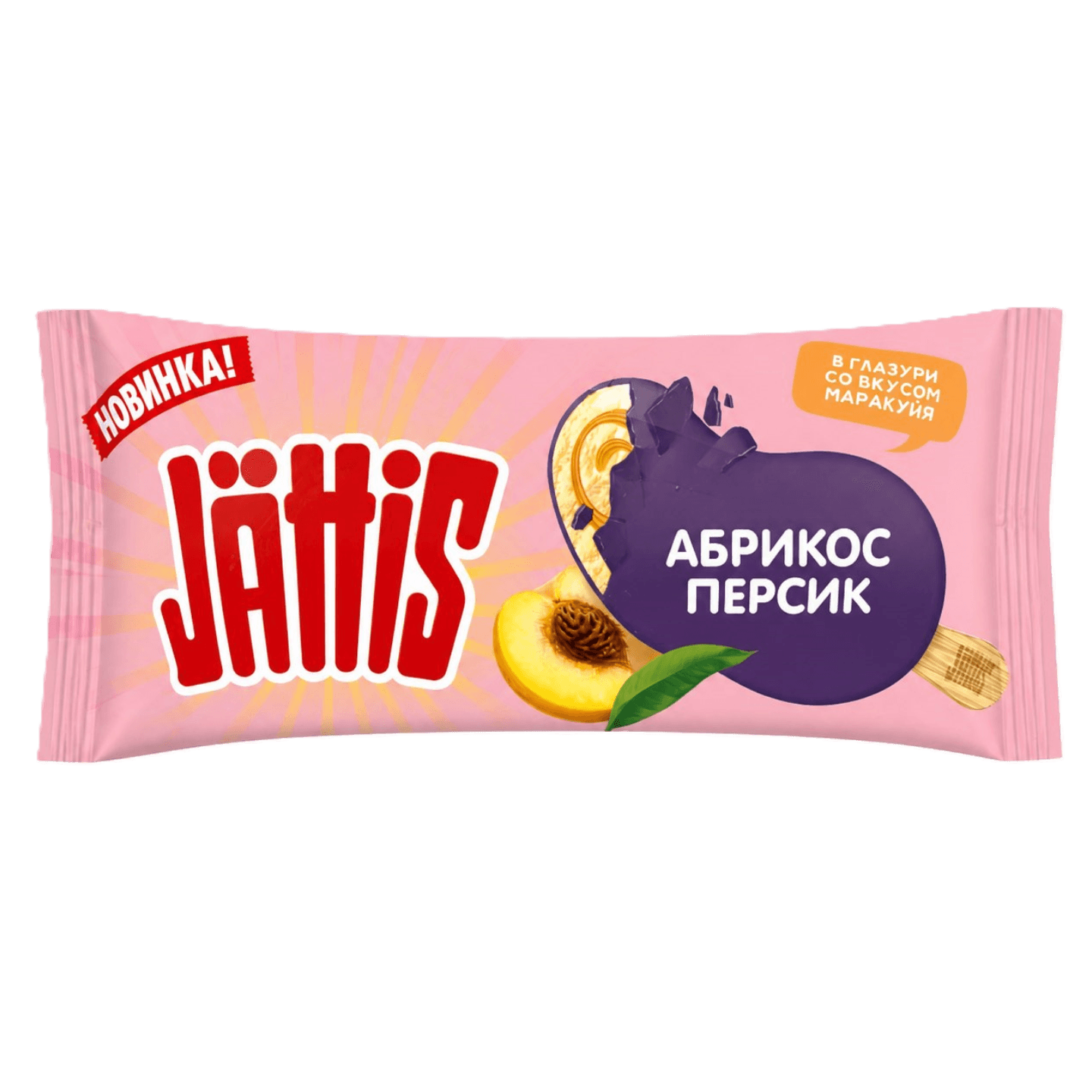 Мороженое сливочное «Jattis» персик-абрикос