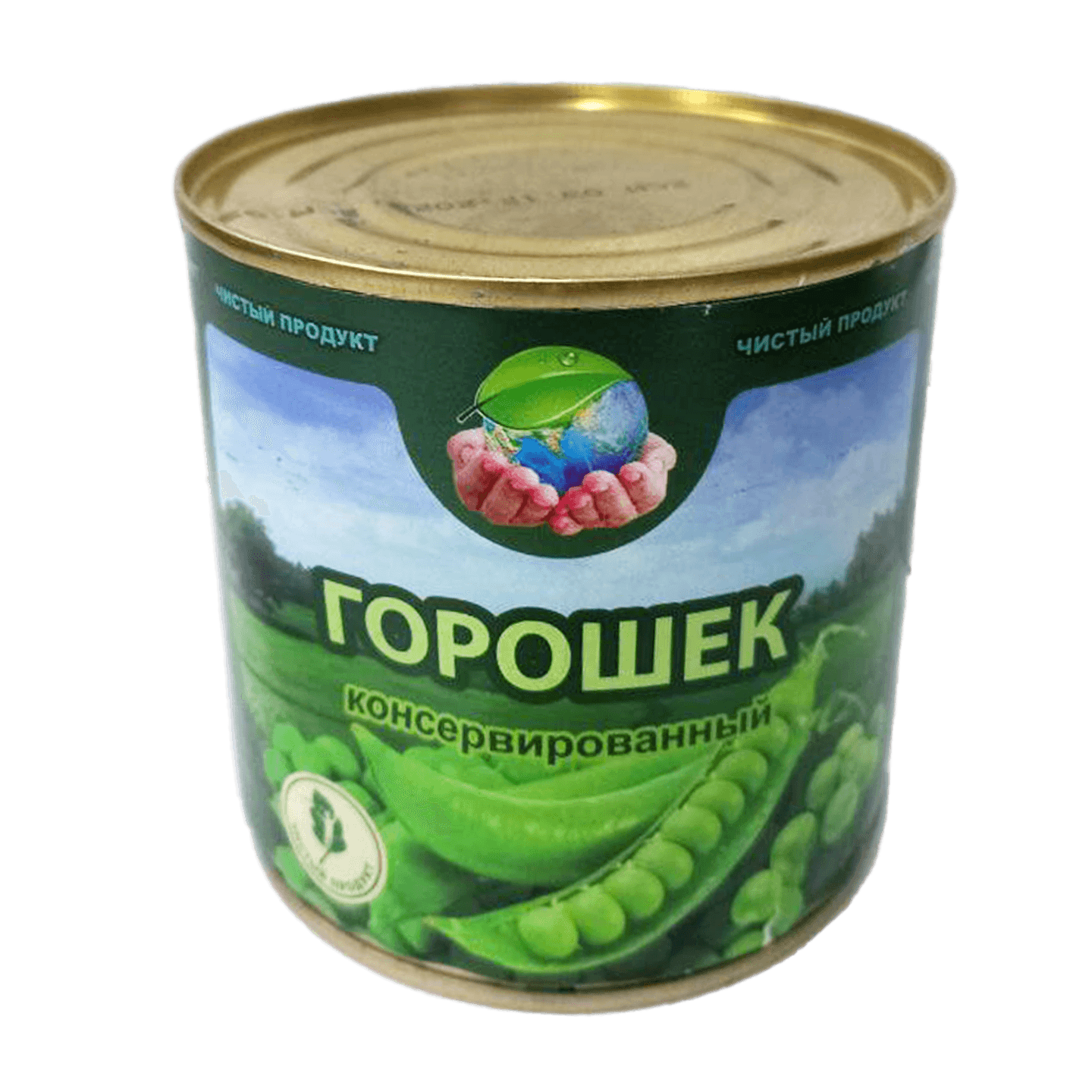 Горошек зеленый «Чистый продукт» консервированный