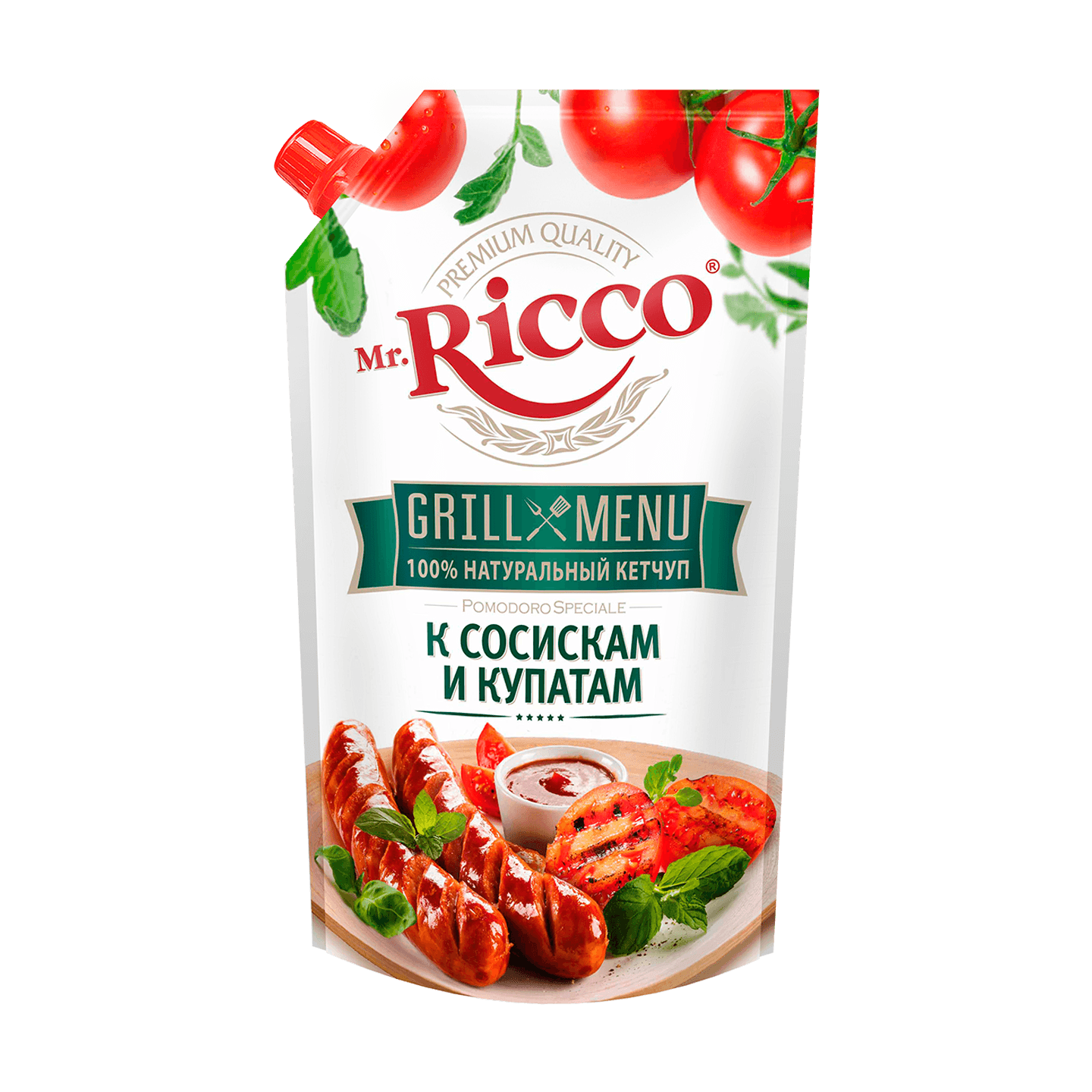 Кетчуп «Mr.Ricco» к сосискам и купатам
