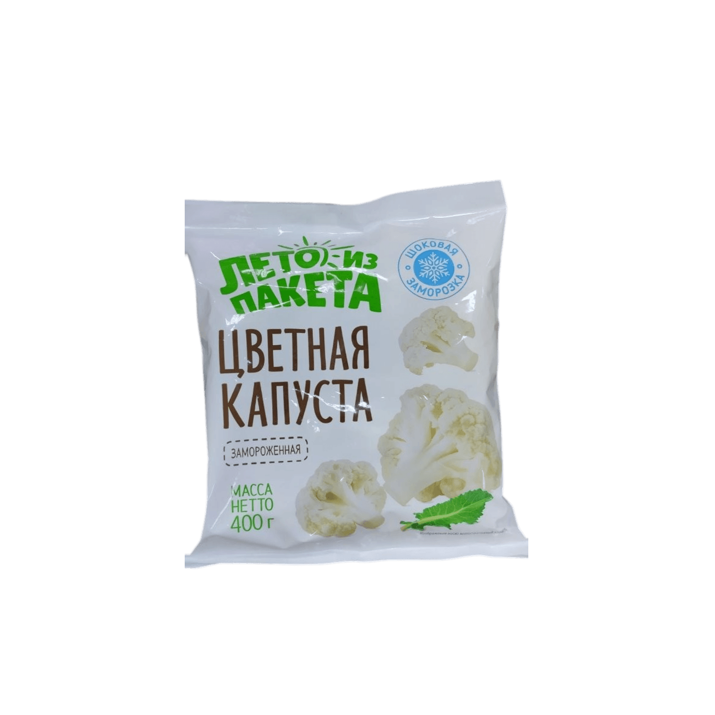 Цветная капуста «Лето из пакета» замороженная 400г