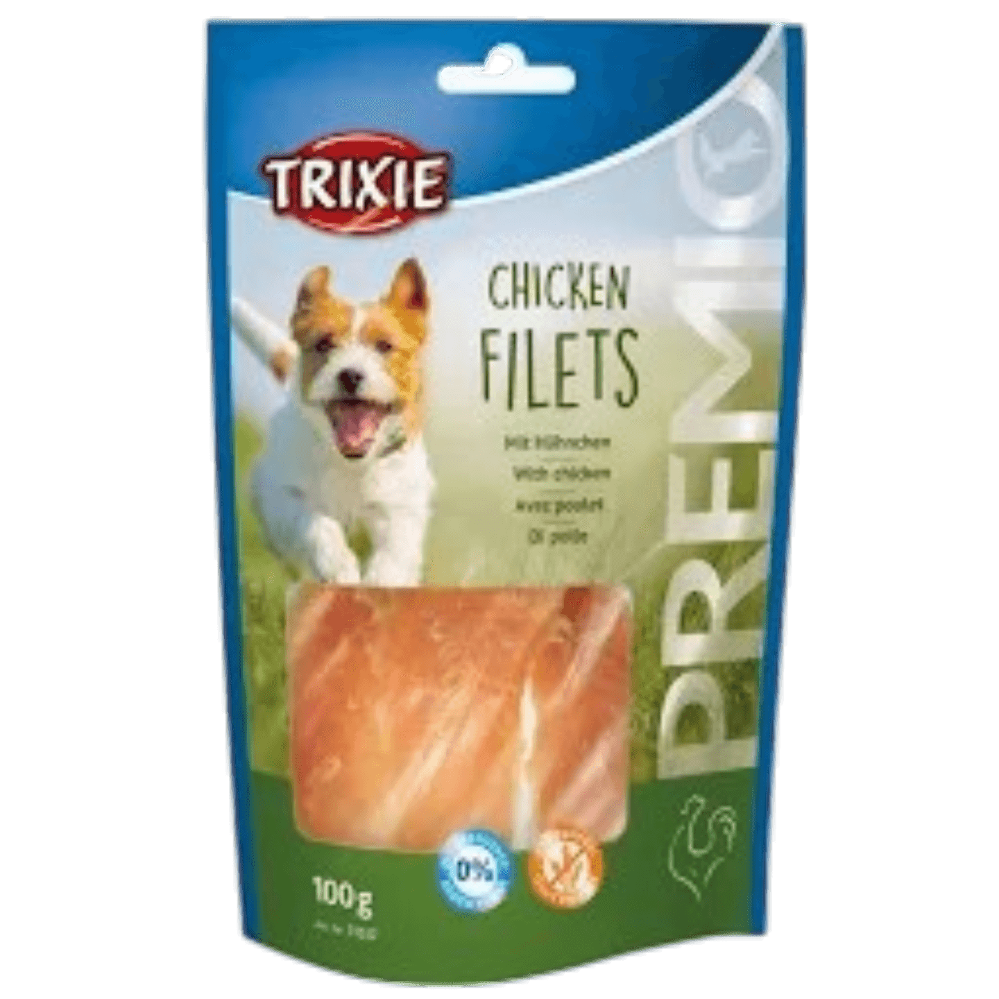 Лакомство «TRIXIE PREMIO» для собак, куриные ломтики, без глютена и сахара