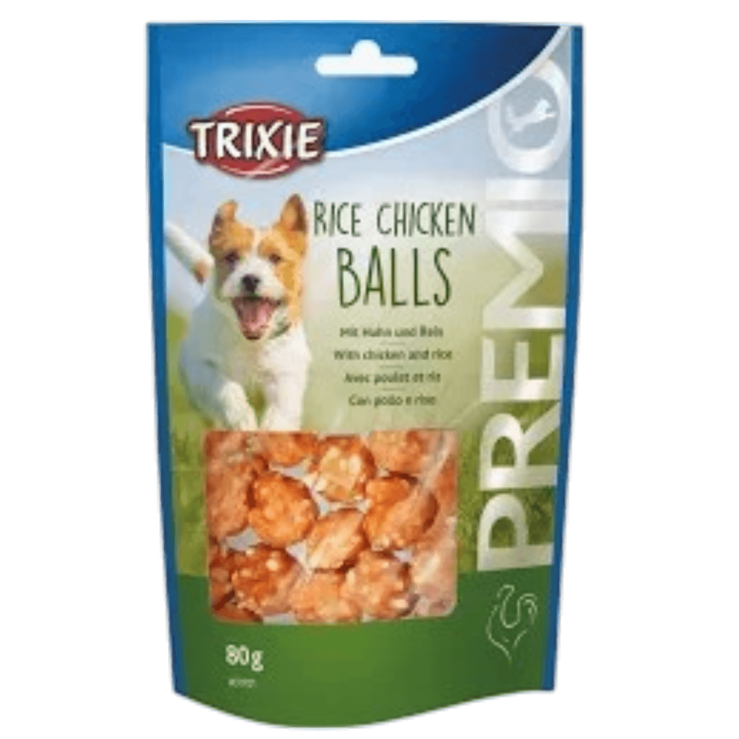 Лакомство «TRIXIE PREMIO» для собак,шарики из курицы, с рисом