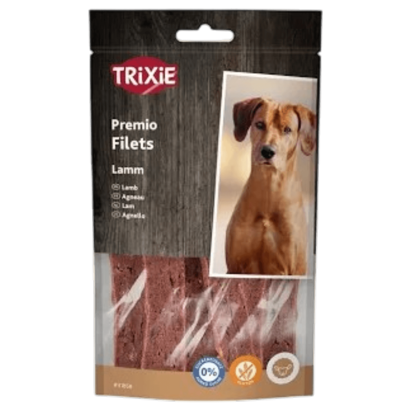 Лакомство «TRIXIE PREMIO» для собак, ломтики из ягненка, без глютена и сахара