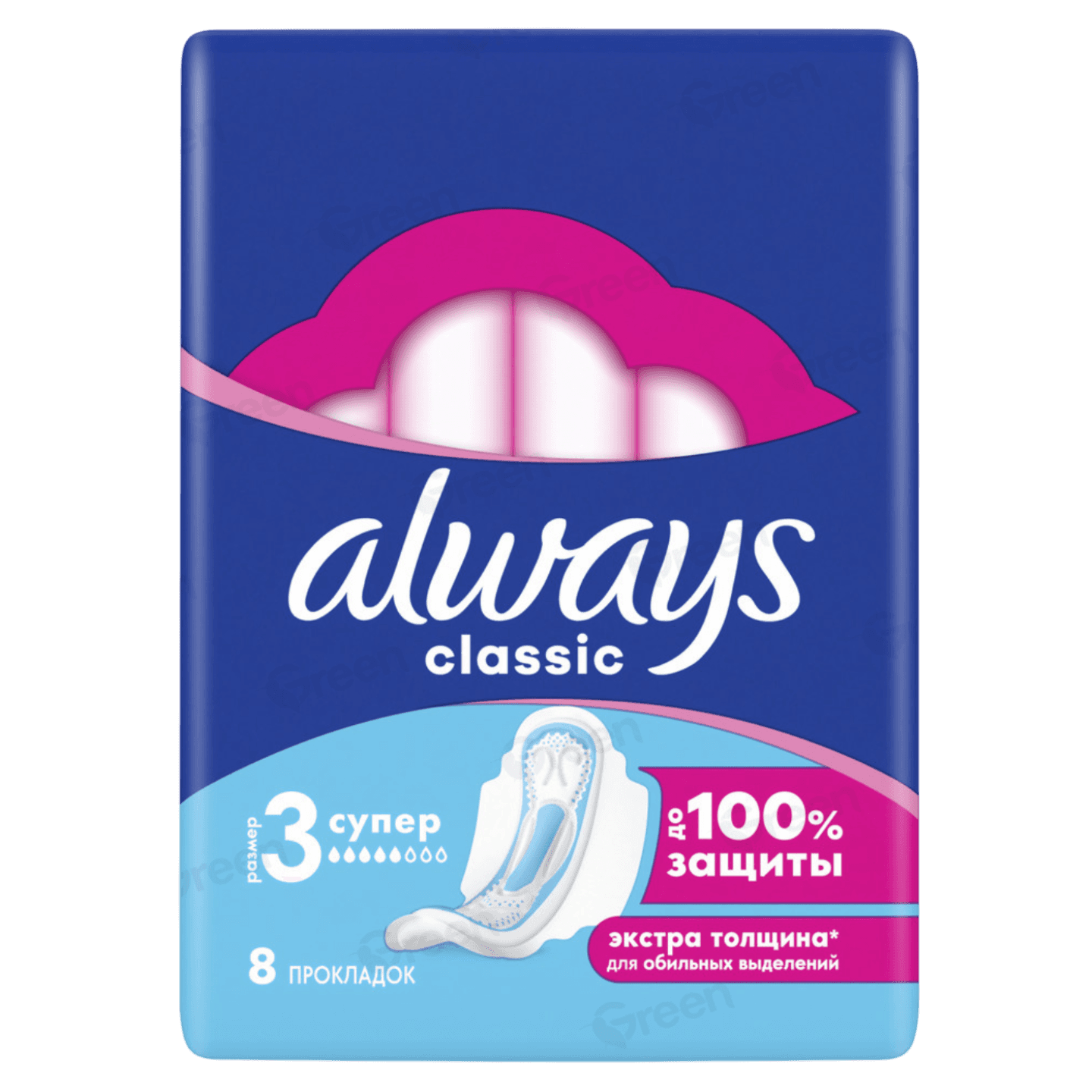 Прокладки гигиенические «Always classic» 8шт