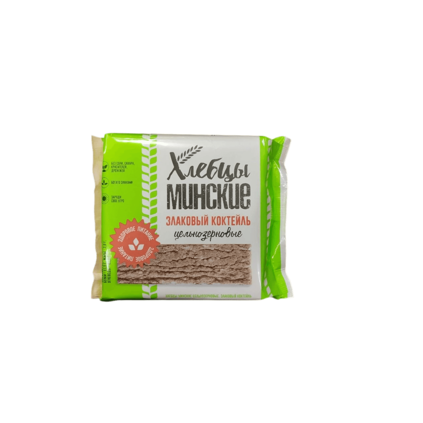 Хлебцы «Минские» злаковый коктейль цельнозерновые 