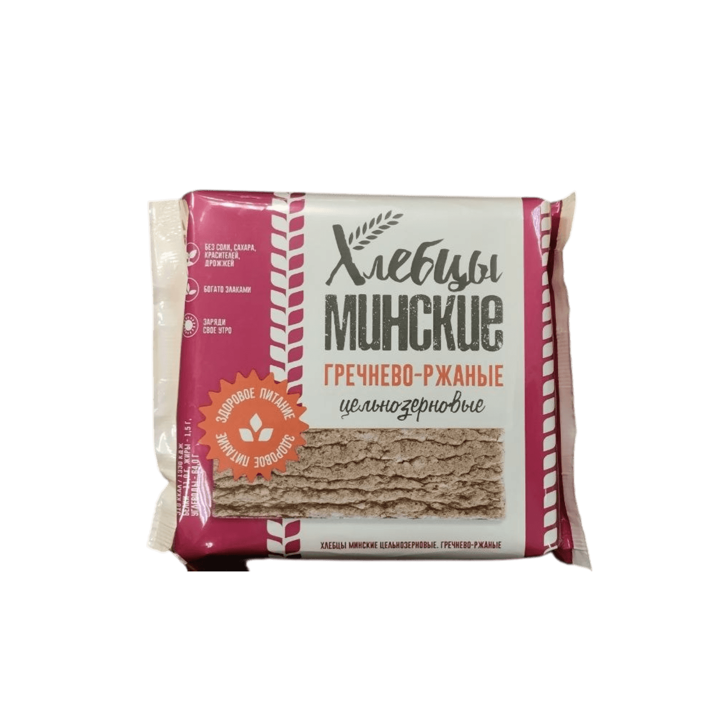 Хлебцы «Минские» гречнево-ржаные цельнозерновые