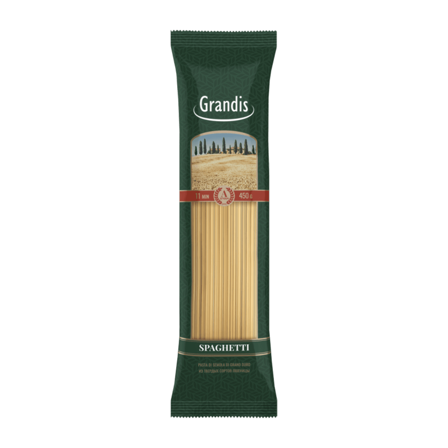 Макаронные изделия «Grandis» спагетти гр.А в/с