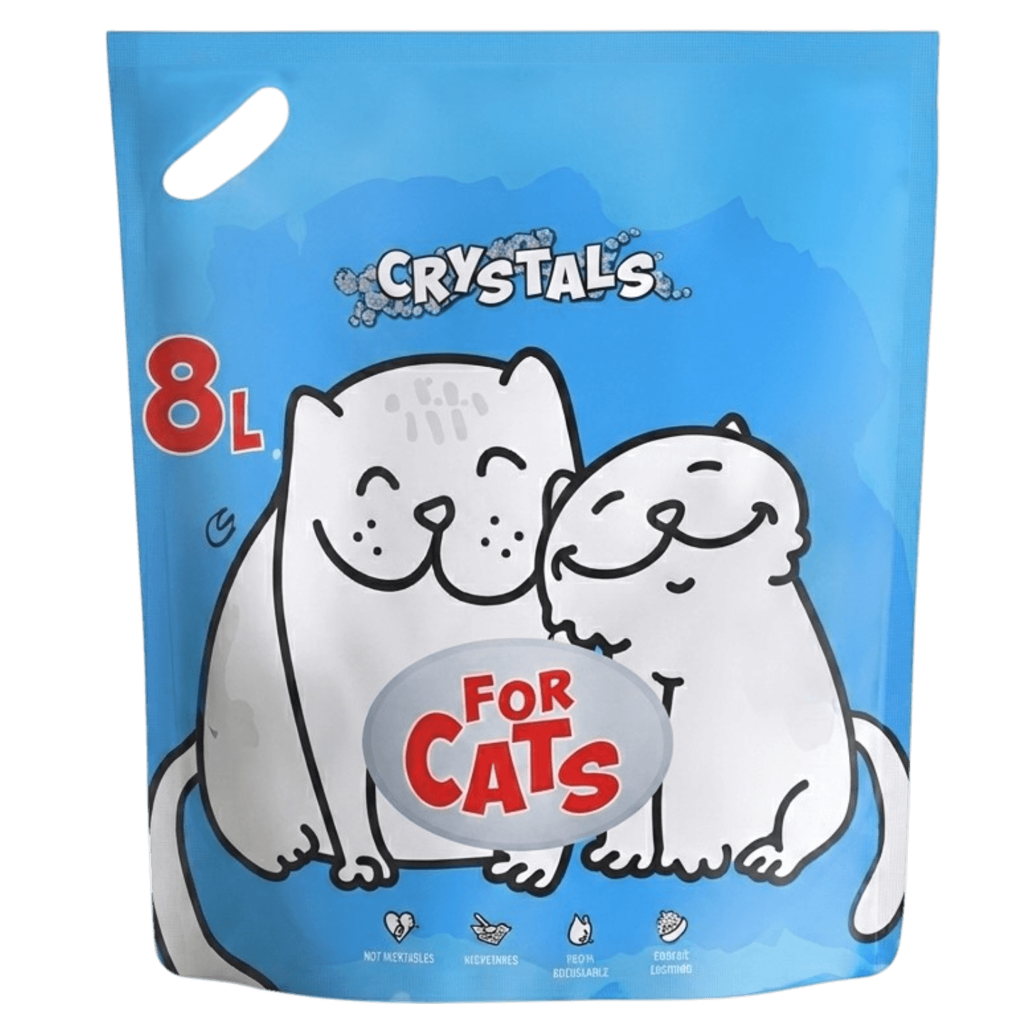 Наполнитель «FOR CATS» силикагелевый 8 л.