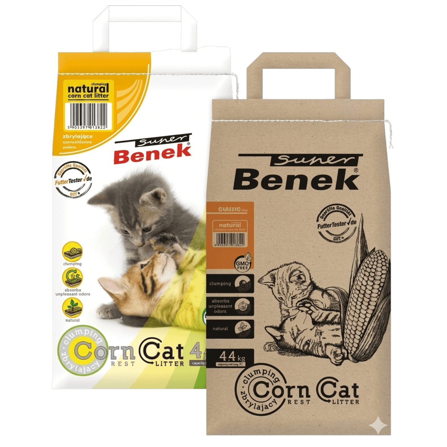 Наполнитель «BENEK» «Corn Cat» кукурузный натуральный 7л