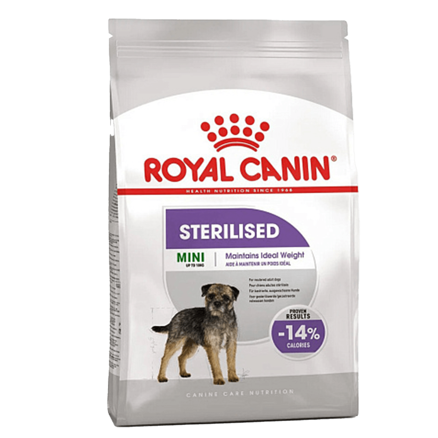 Корм сухой «Royal Canin» Mini Sterilised  для взрослых стерилизованных собак мелких размеров, склонных к набору веса