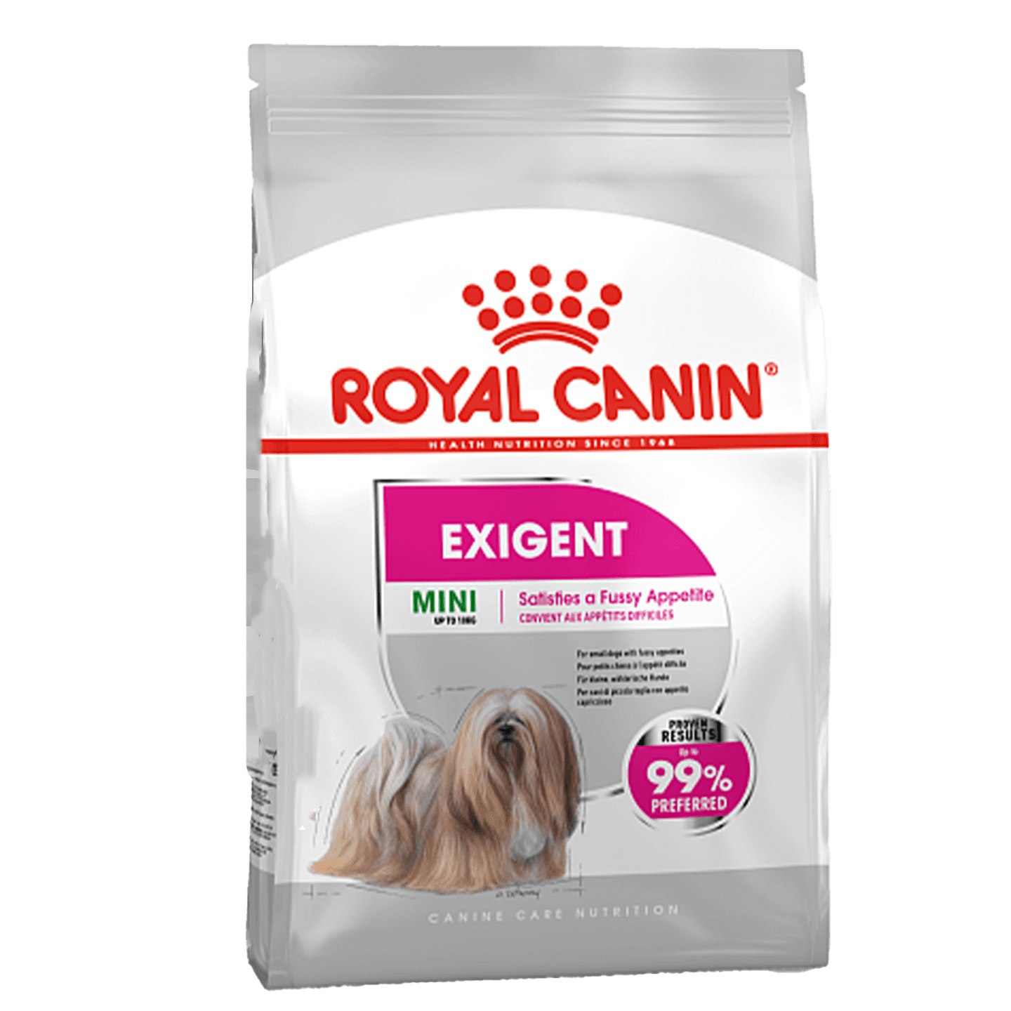 Корм сухой «Royal Canin» Mini Exigent  полнорационный для взрослых и стареющих собак мелких размеров