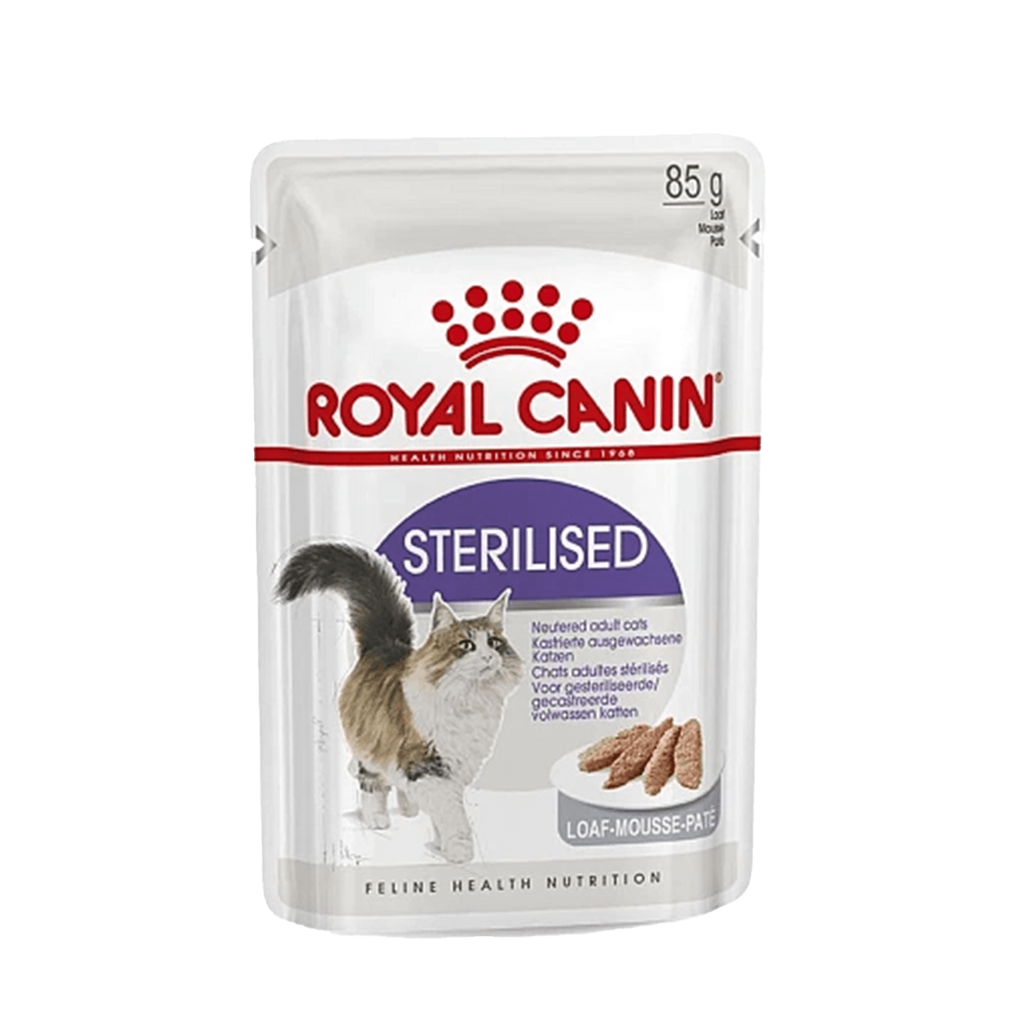 Корм «Royal Canin» Sterilised(паштет) полнорационный для стерилизованных взрослых кошек