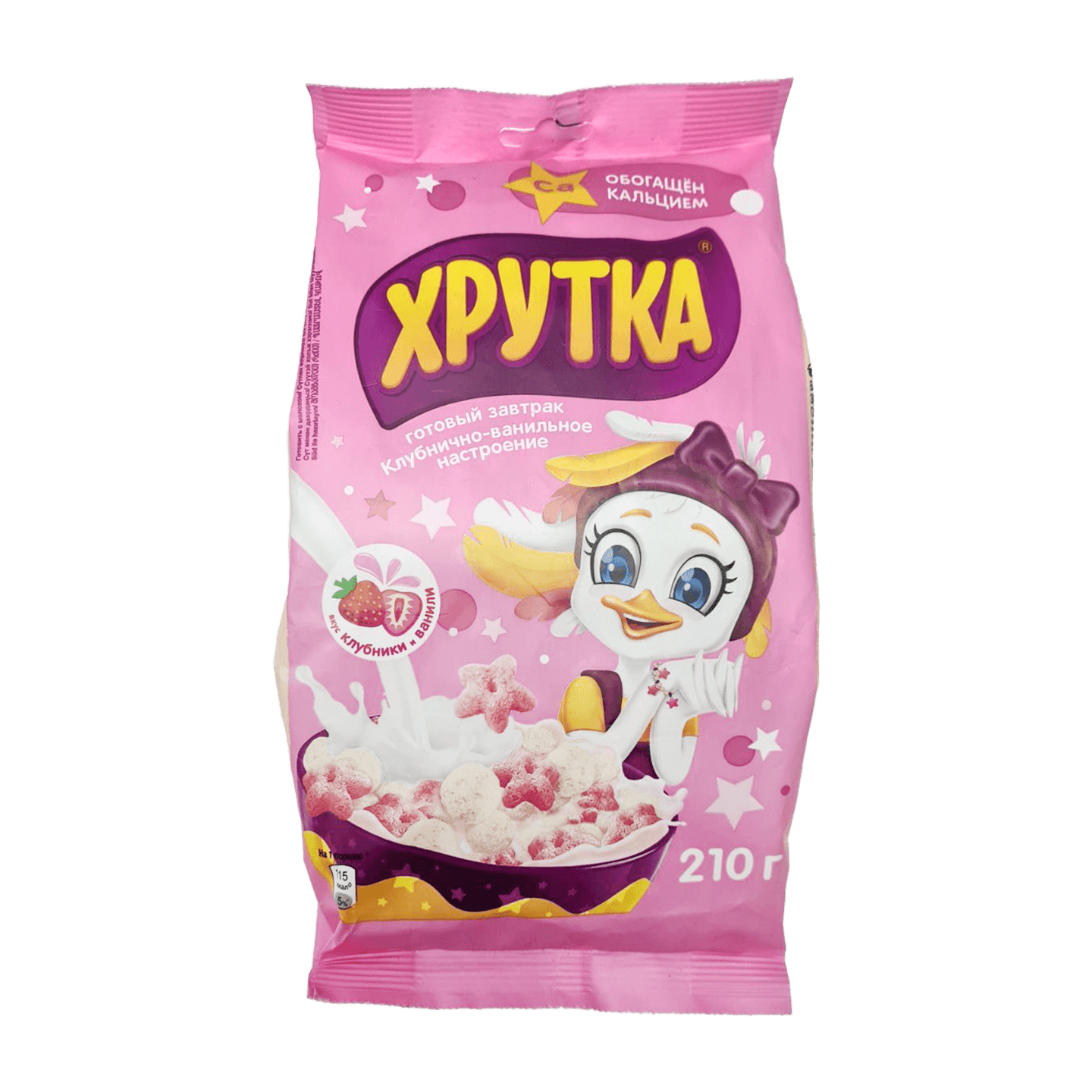Готовый завтрак «Хрутка» клубнично-ванильное настроение