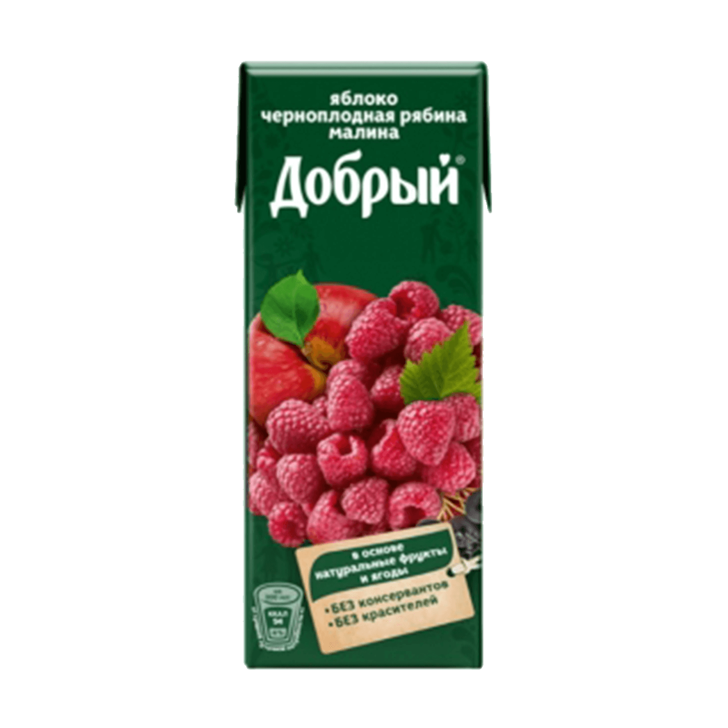 Нектар «Добрый» яблоко-черноплодной рябина-малина - СмачнаПицца.бел