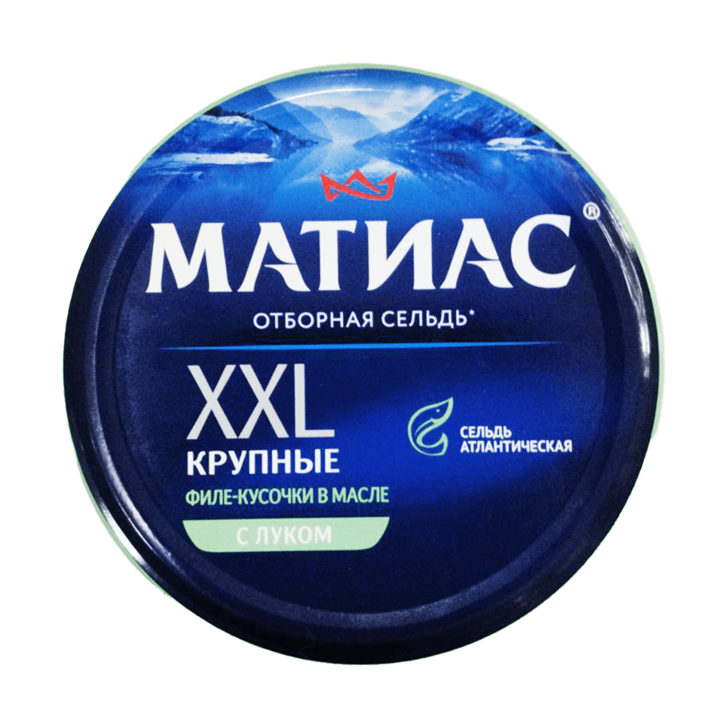 Сельдь филе-кусочки «Матиас» в масле с луком