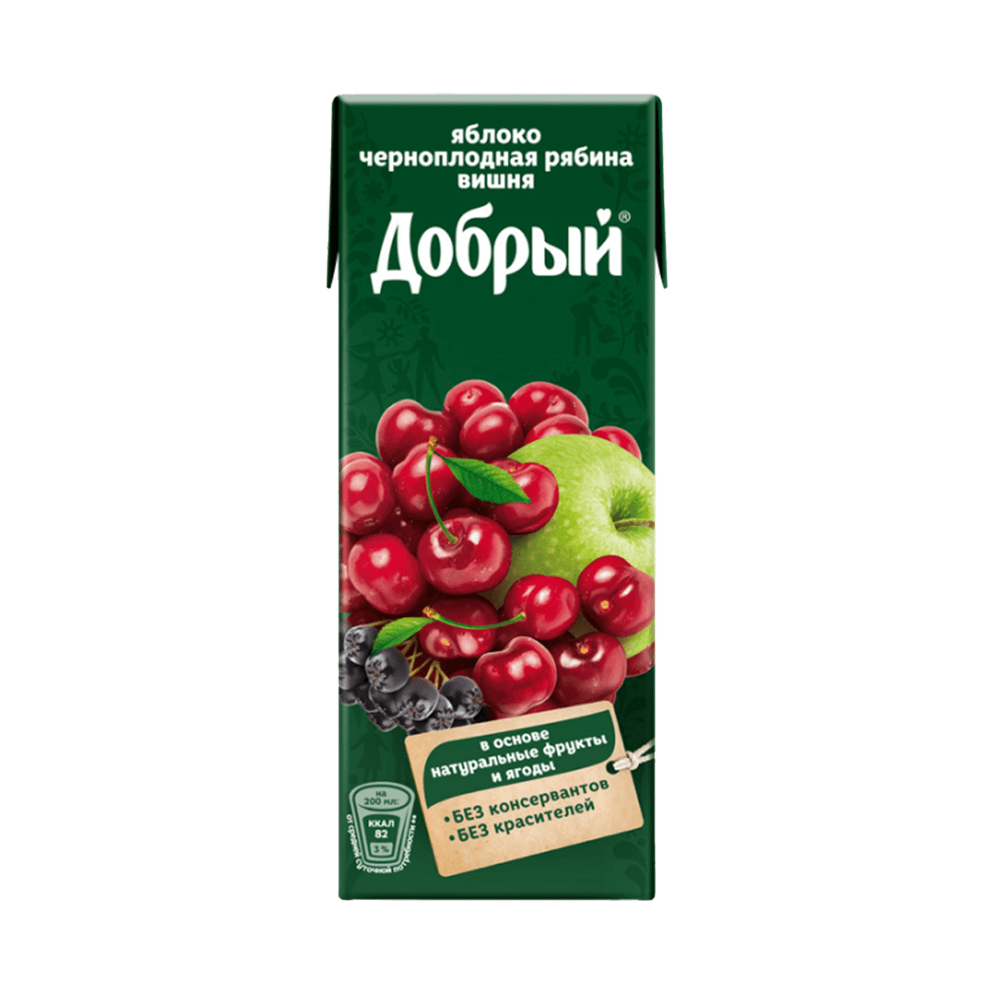 Нектар «Добрый» яблоко-черноплодная рябина-вишня