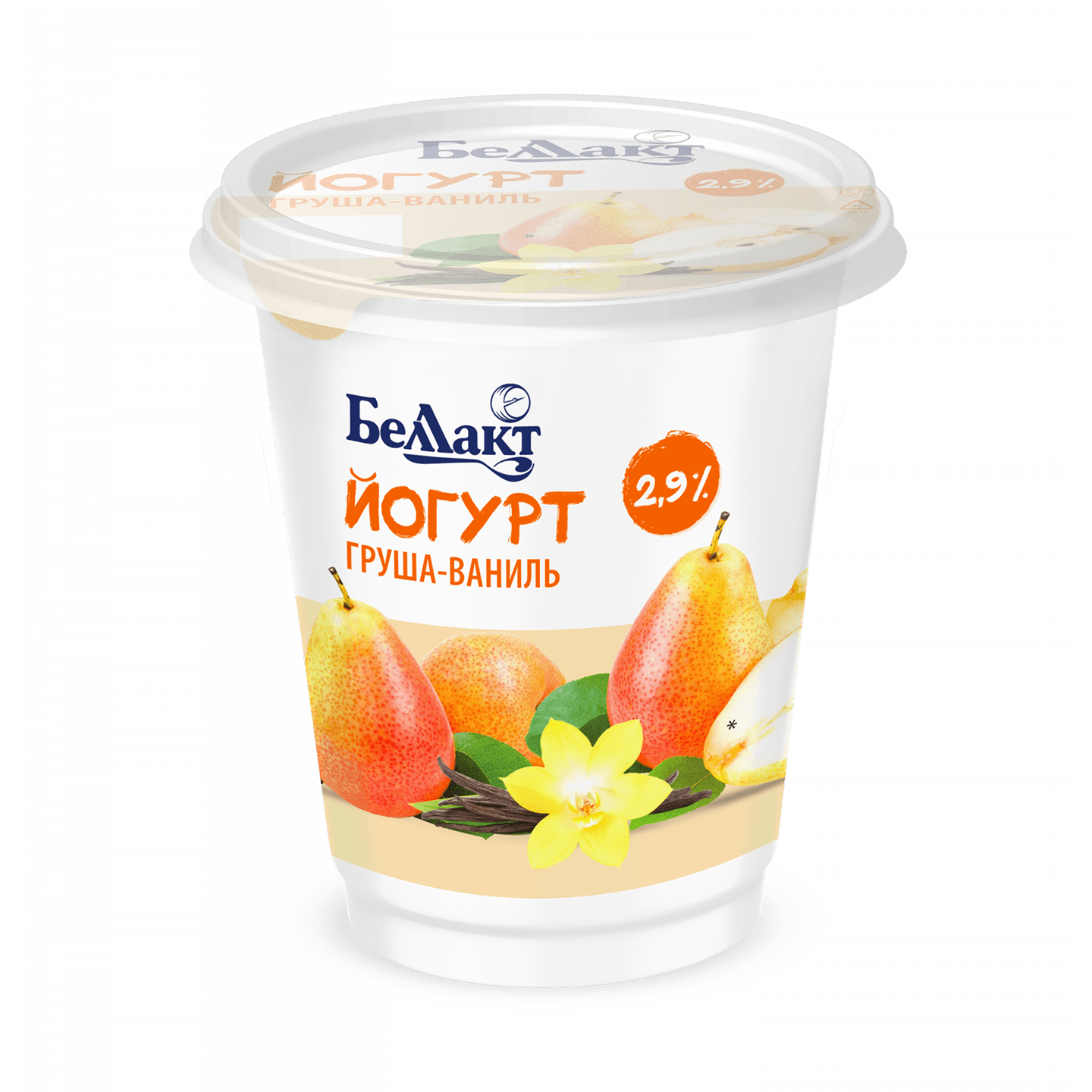 Йогурт «Беллакт» 2,9% груша-ваниль