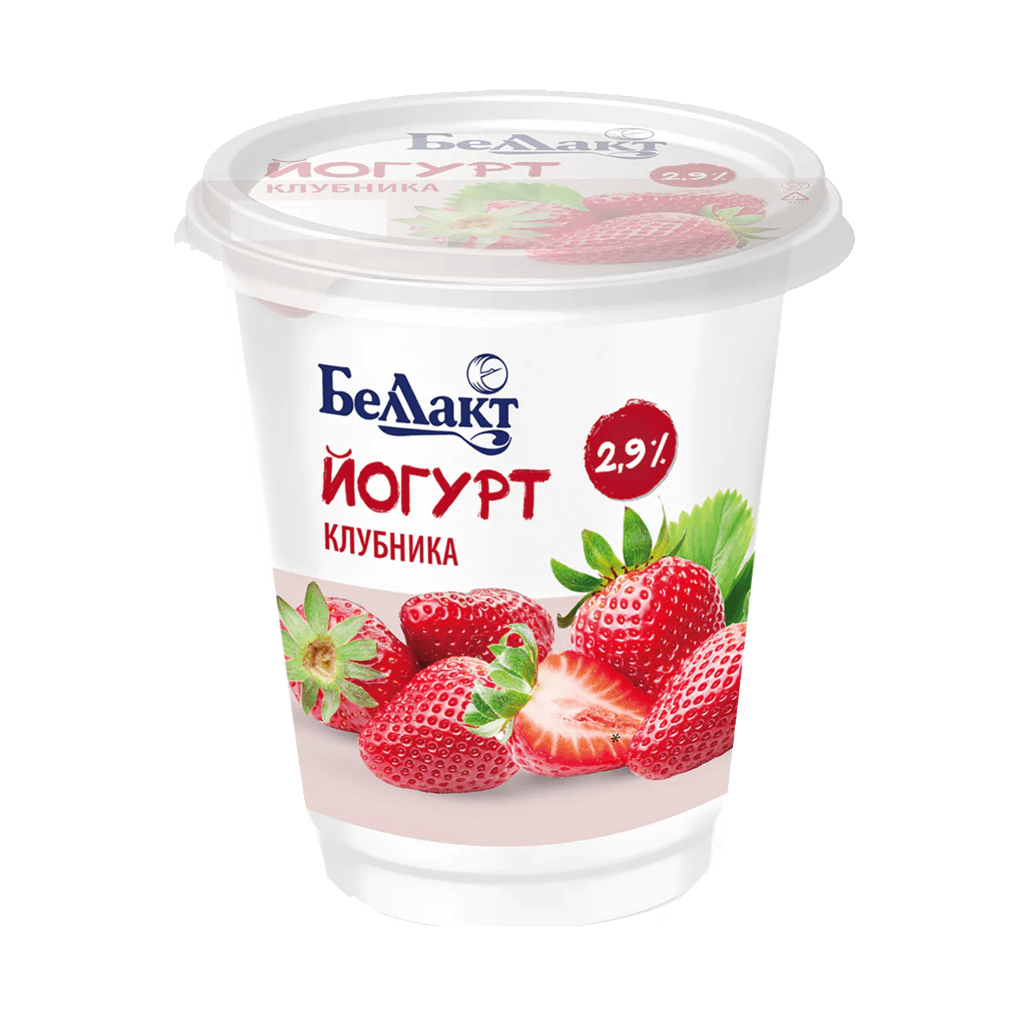 Йогурт «Беллакт» 2,9% клубника