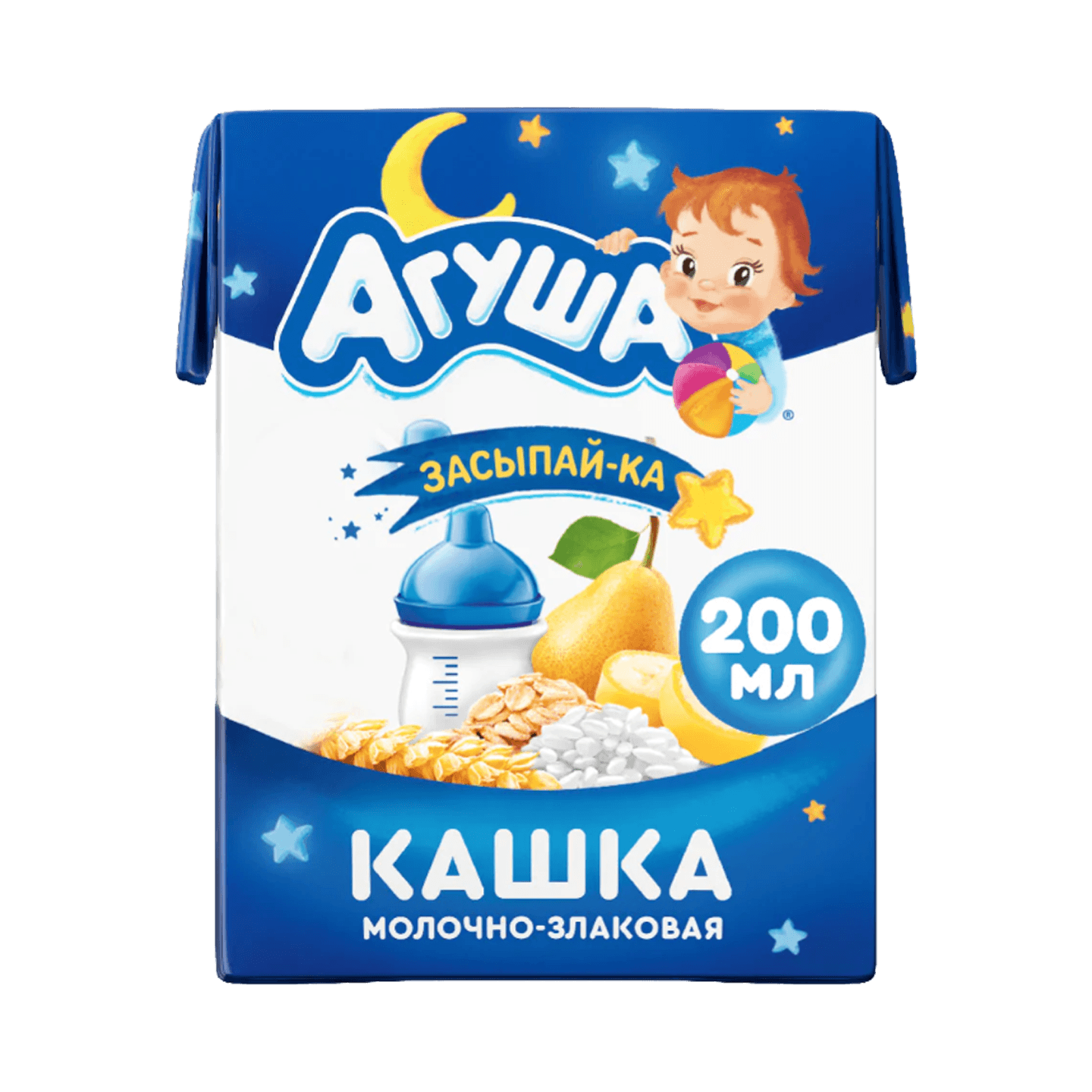 Каша молочно-злаковая «Агуша» груша-банан - Мир Продуктов №3