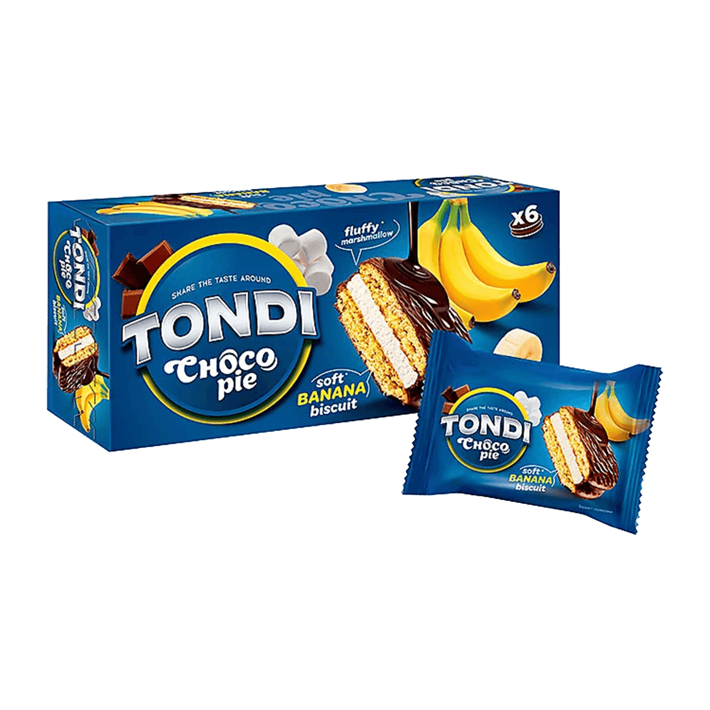 Печенье «Tondi Choko Рie» банан
