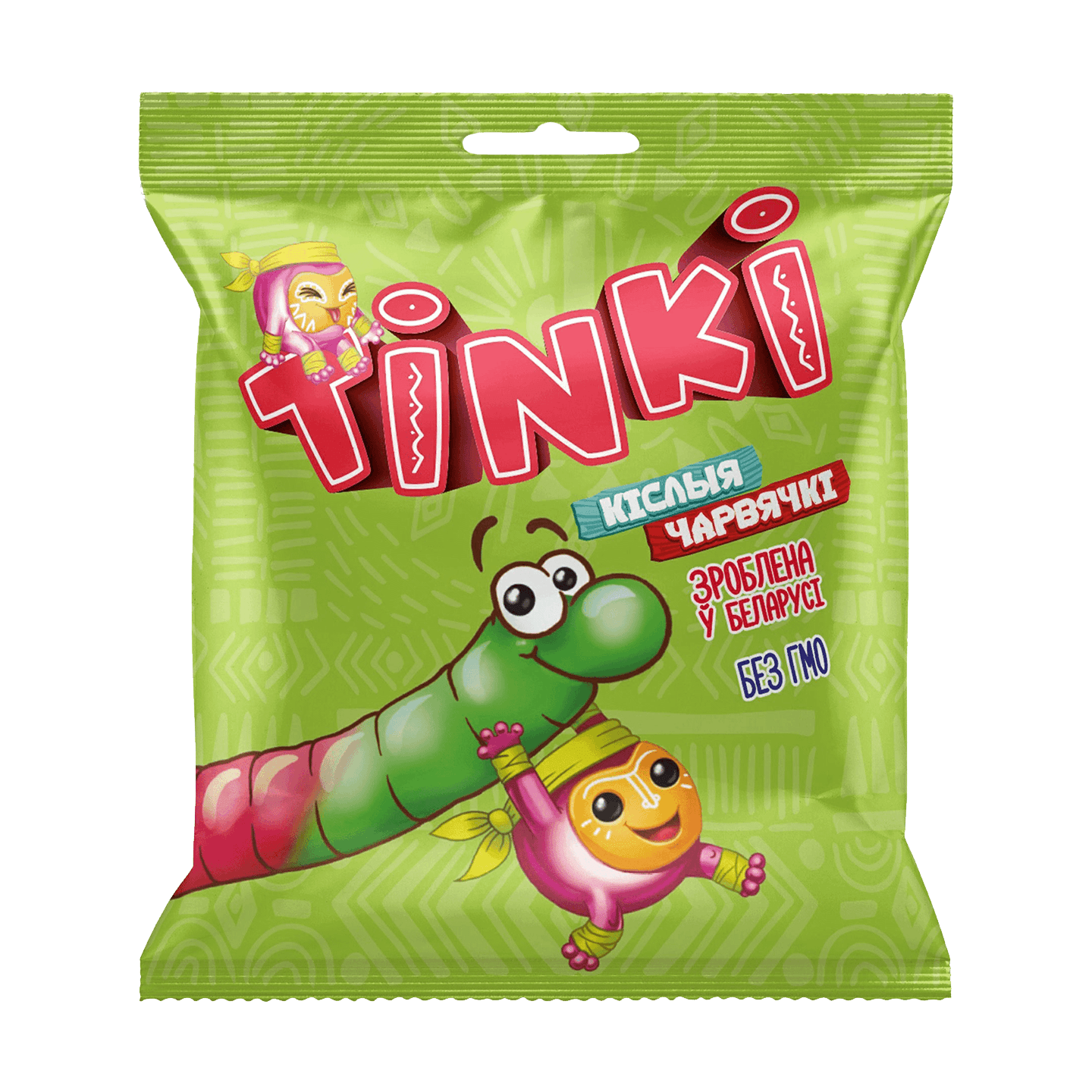 Мармелад желейный «Tinki» кислые червячки