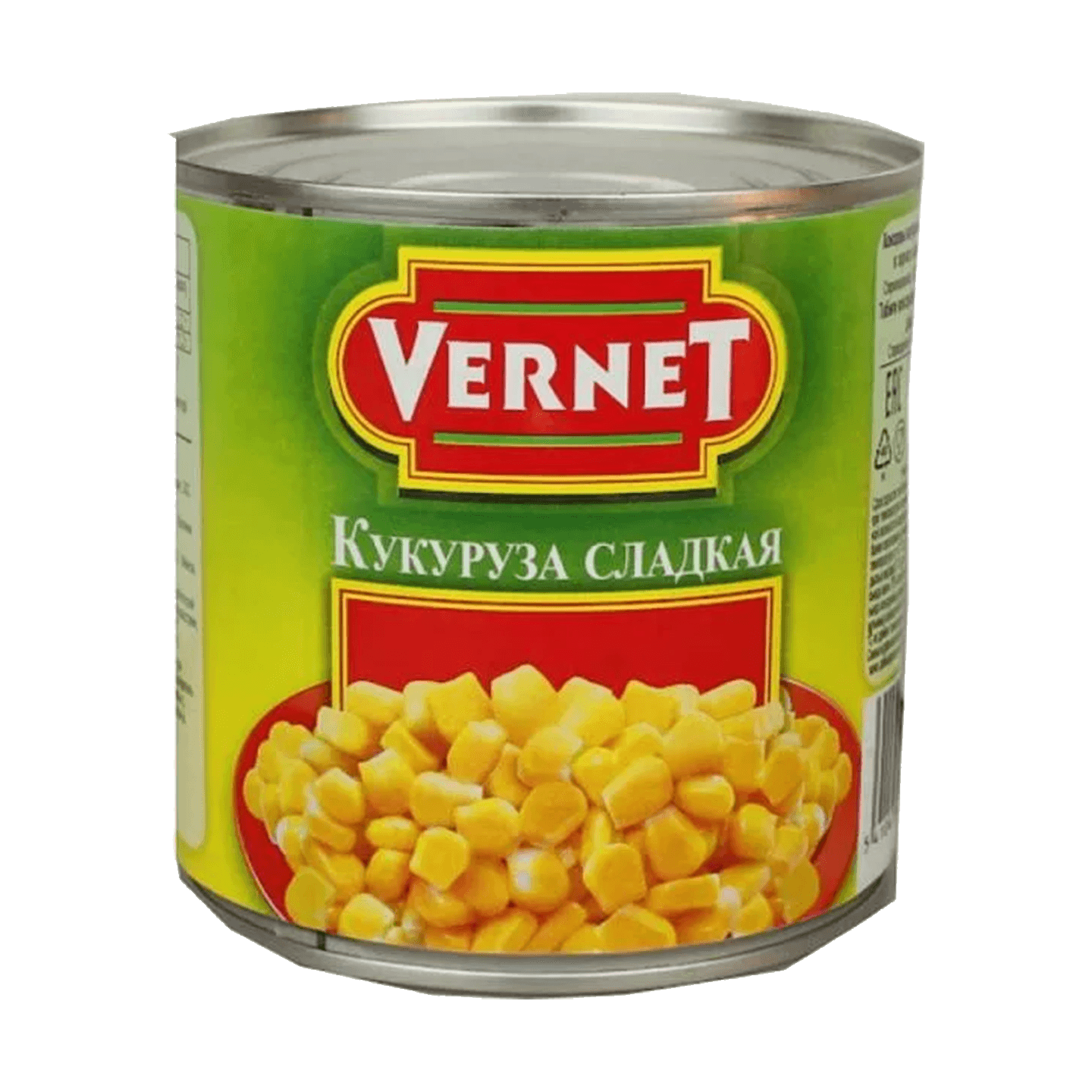 Кукуруза в зернах «Vernet» сладкая