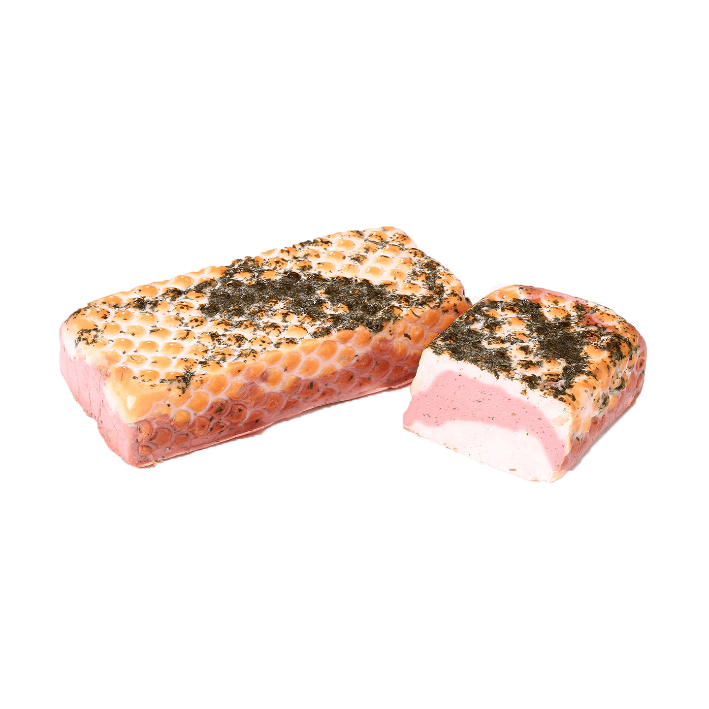  Рулет из мяса птицы «Ассорти» копчено-вареный