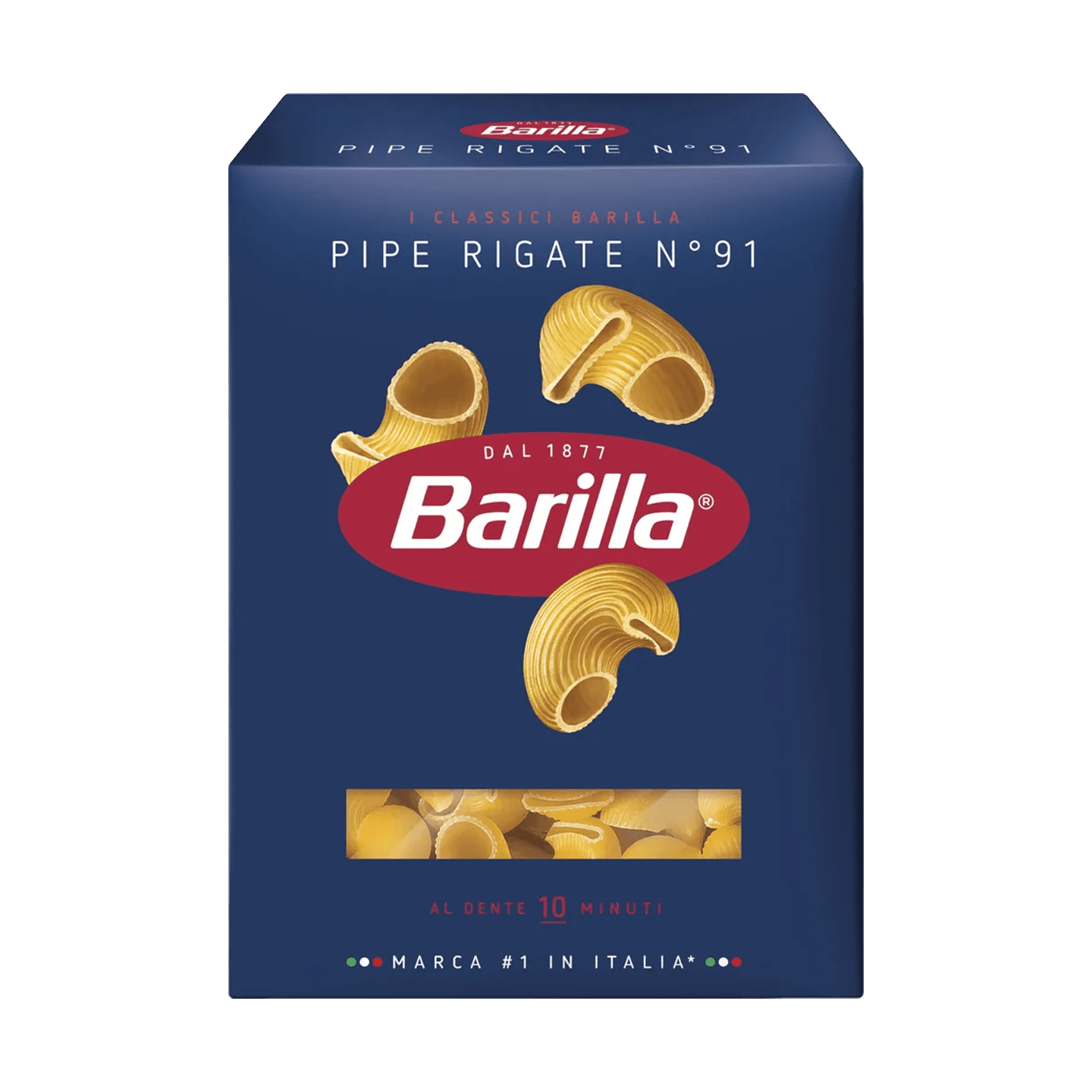 Макаронные изделия «Barilla» Pipe rigate №91