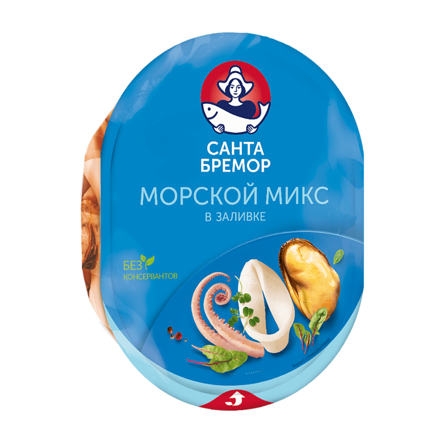 Коктейль из морепродуктов «Санта Бремор» морской микс в заливке 