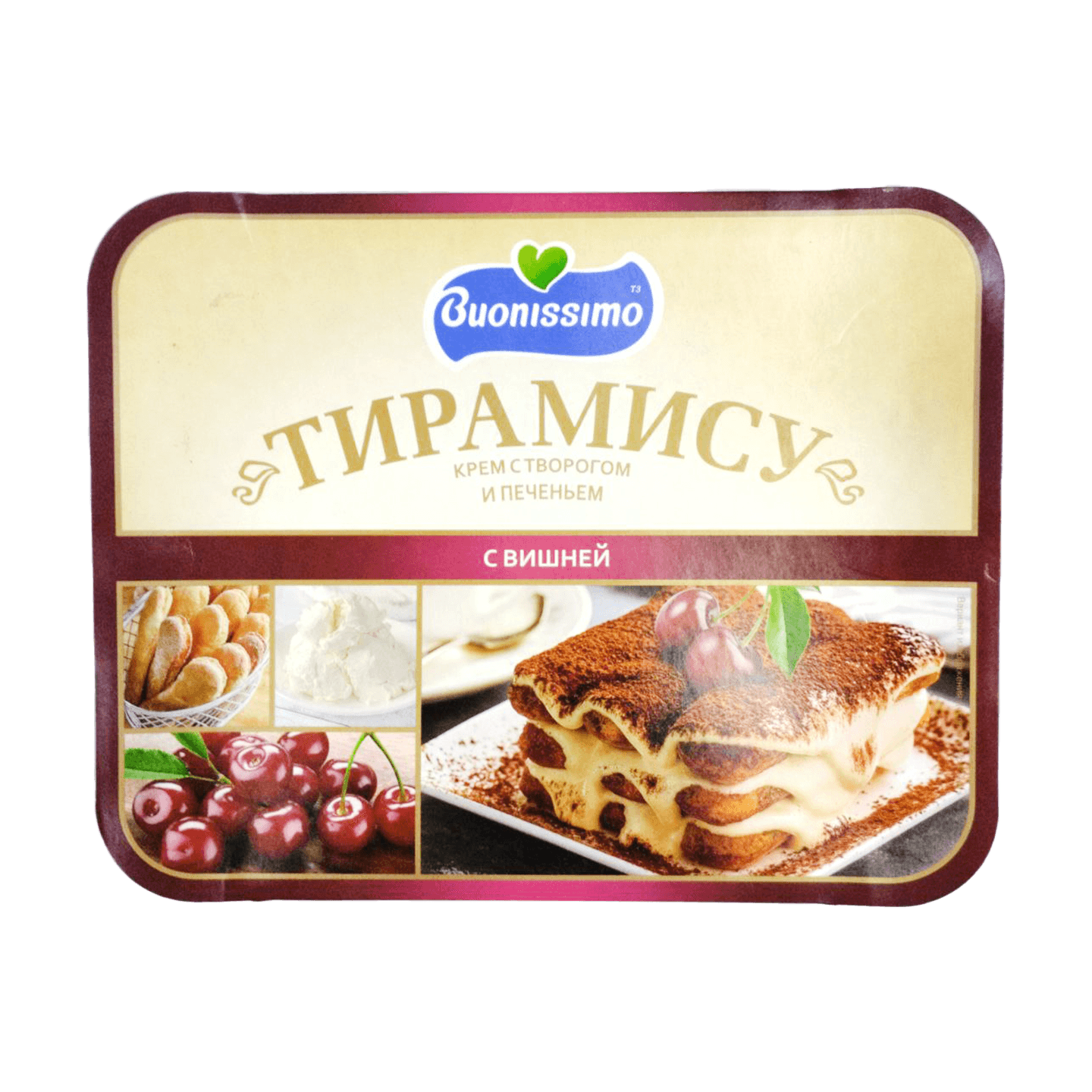 Крем творожный «Тирамису» с вишней