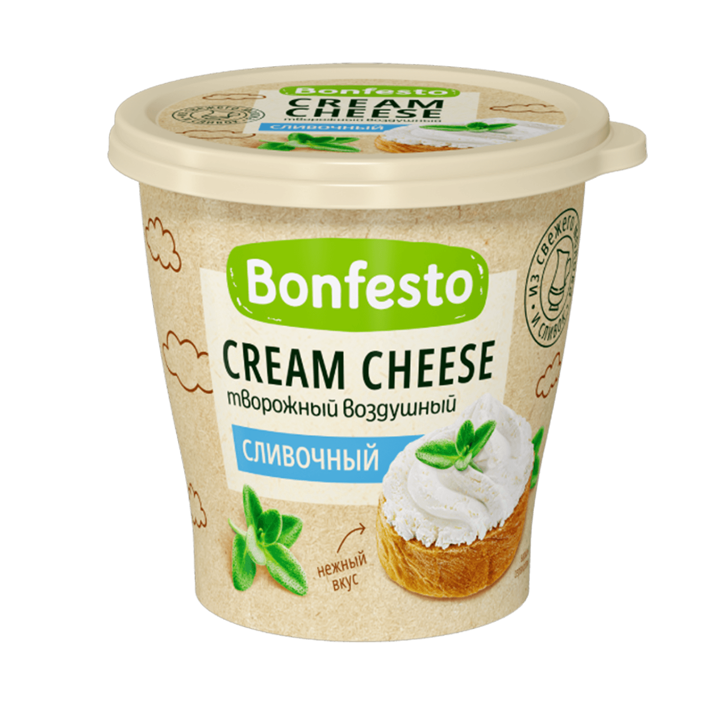 Сыр творожный «CREAM CHEESE» 65% сливочный