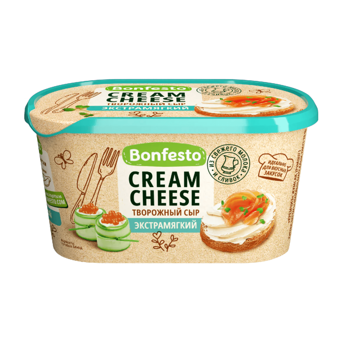 Сыр творожный «CREAM CHEESE» экстрамягкий