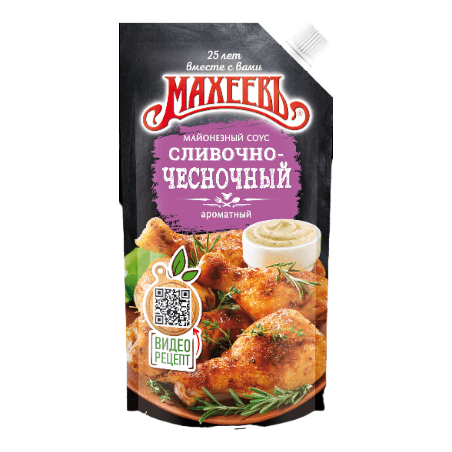 Соус майонезный «Махеевъ» сливочно-чесночный