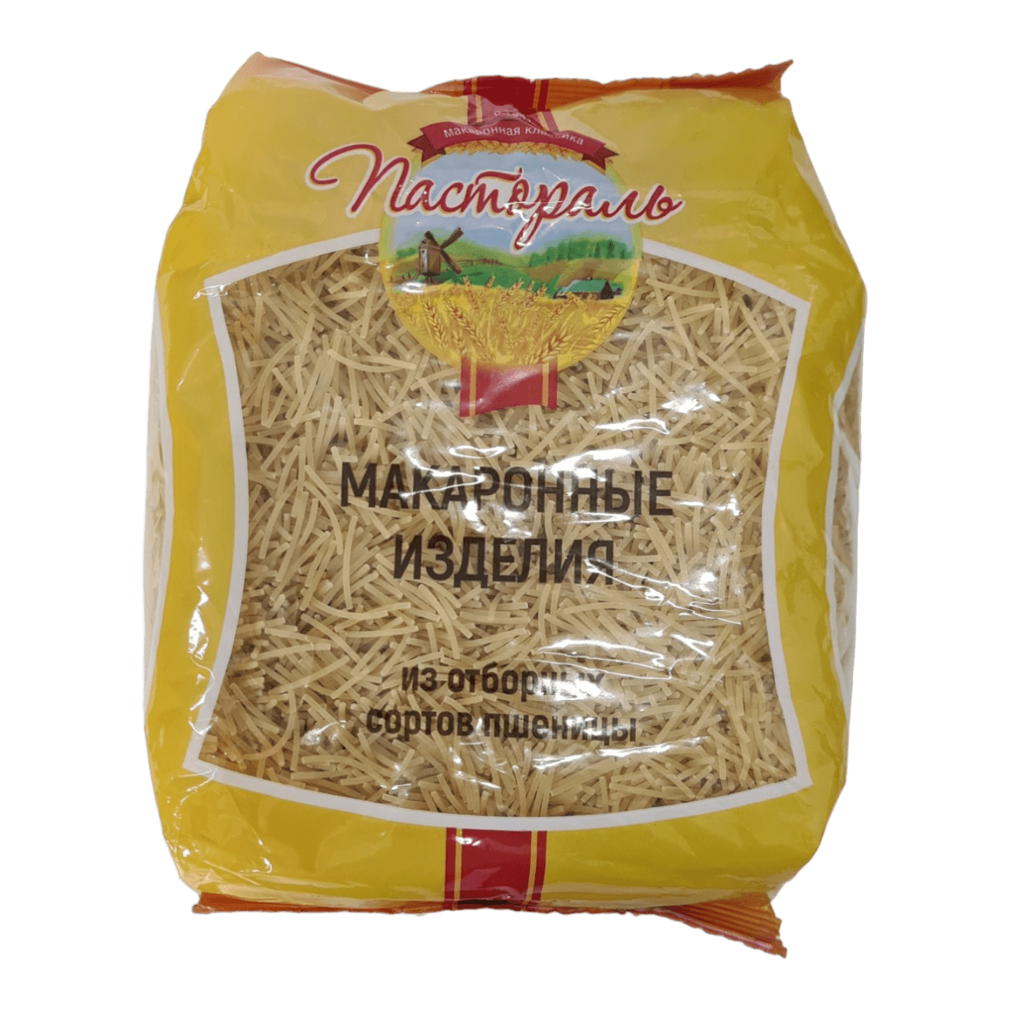 Макаронные изделия «Пастораль» вермишель группа В в/с