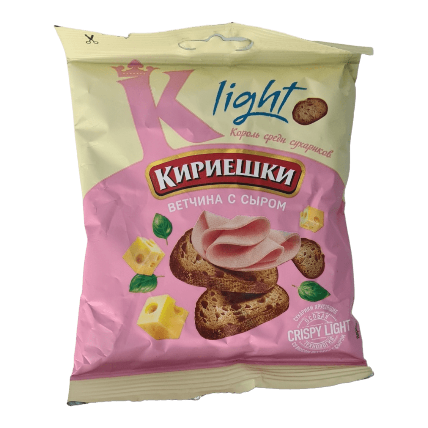 Сухарики «Кириешки» ветчина с сыром