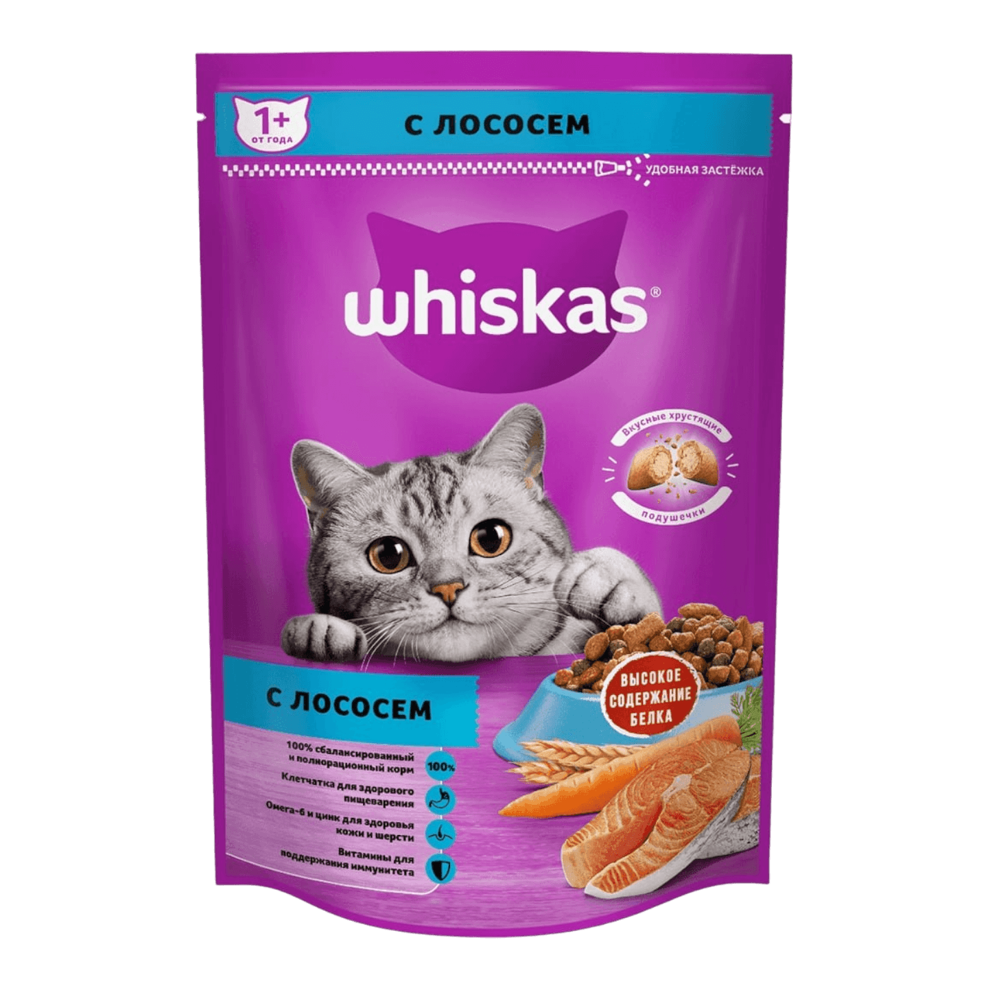 Корм для кошек «Whiskas» с лососем