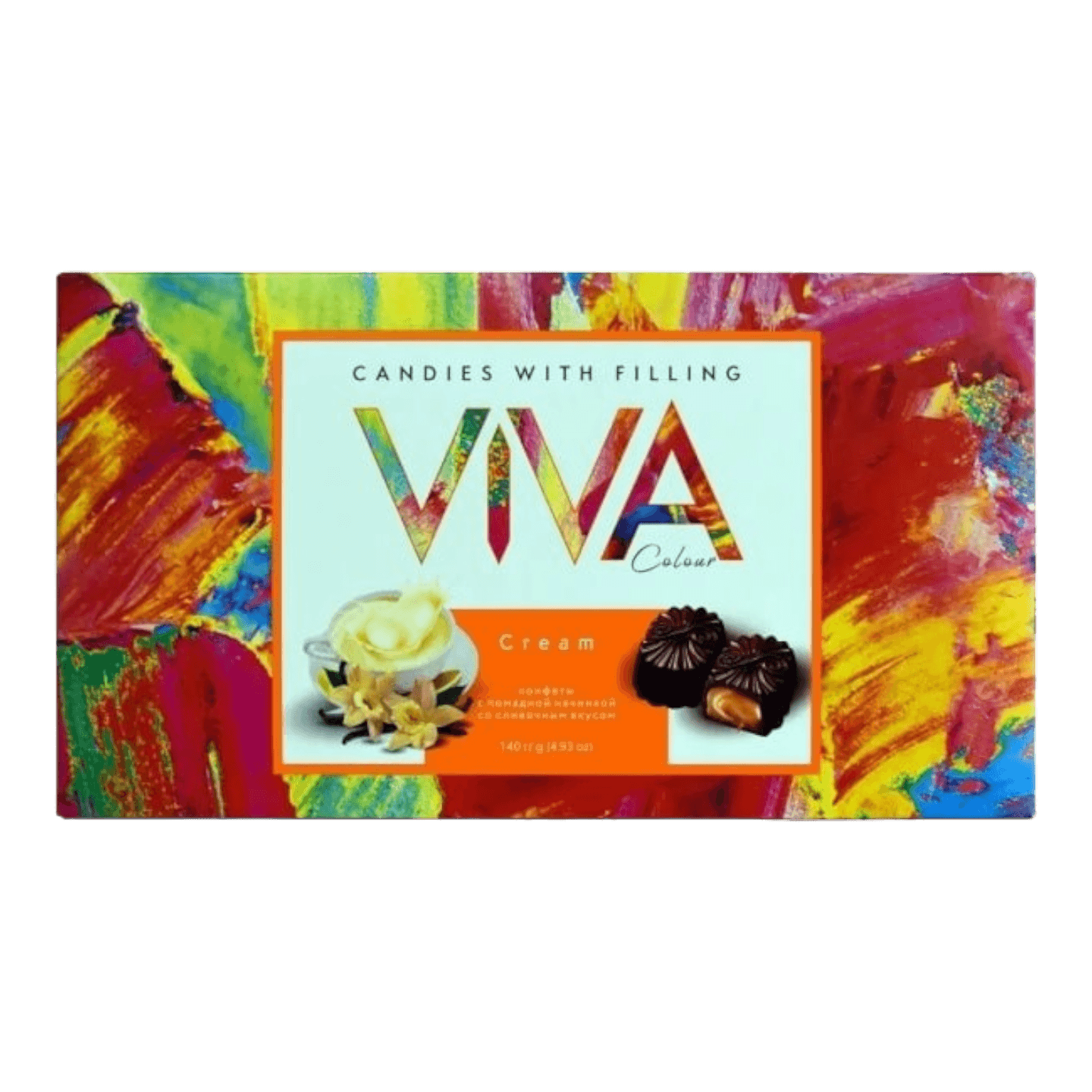 Конфеты «VIVA COLOUR » со сливочным вкусом