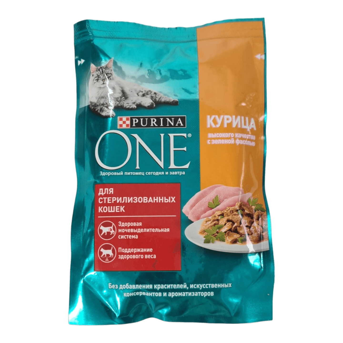 Корм для стерилизованных кошек «Purina One» курица с фасолью