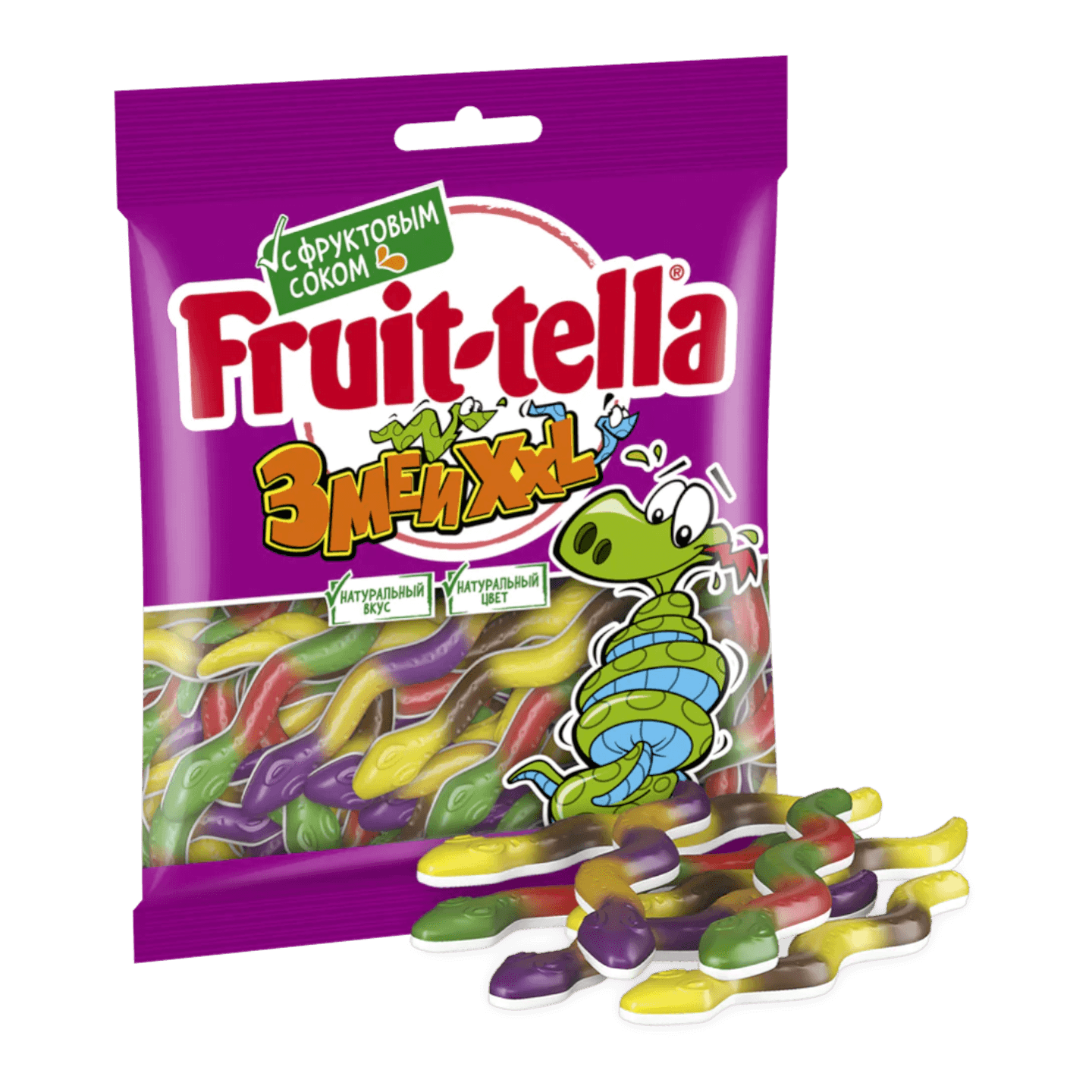 Мармелад  «Fruit-tella» змейки ХХL