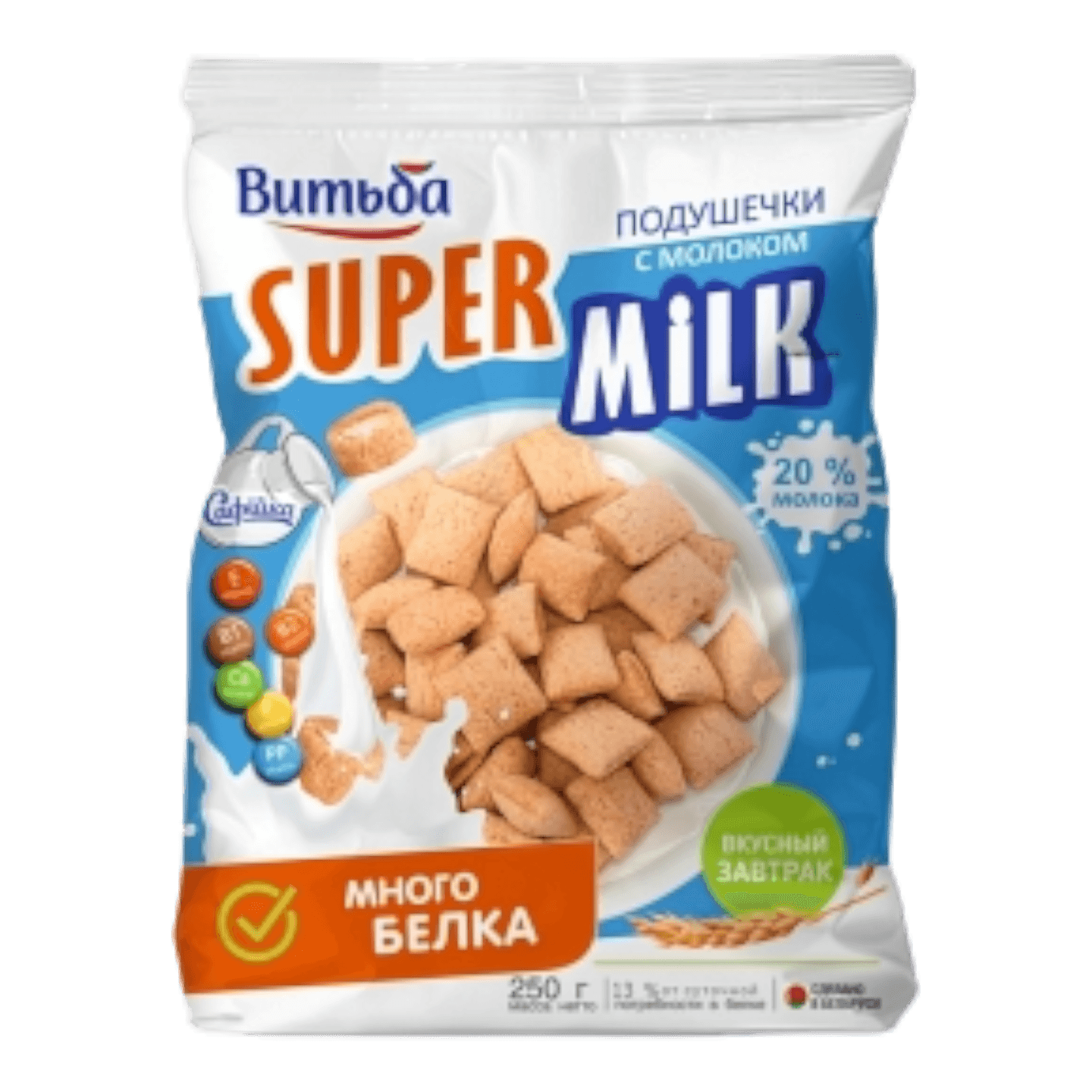 Подушечки «Витьба Super Milk» с молоком