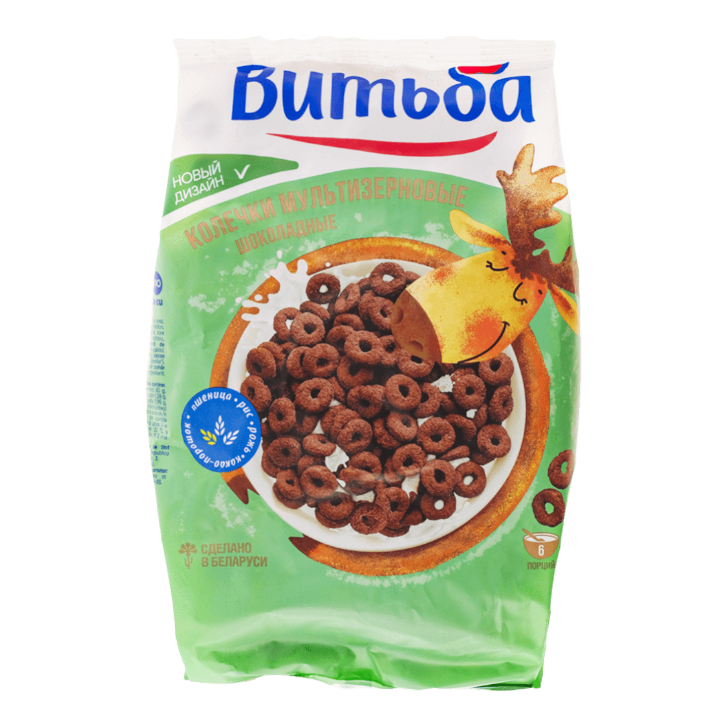 Сухой завтрак «Витьба» колечки мультизерновые шоколадные
