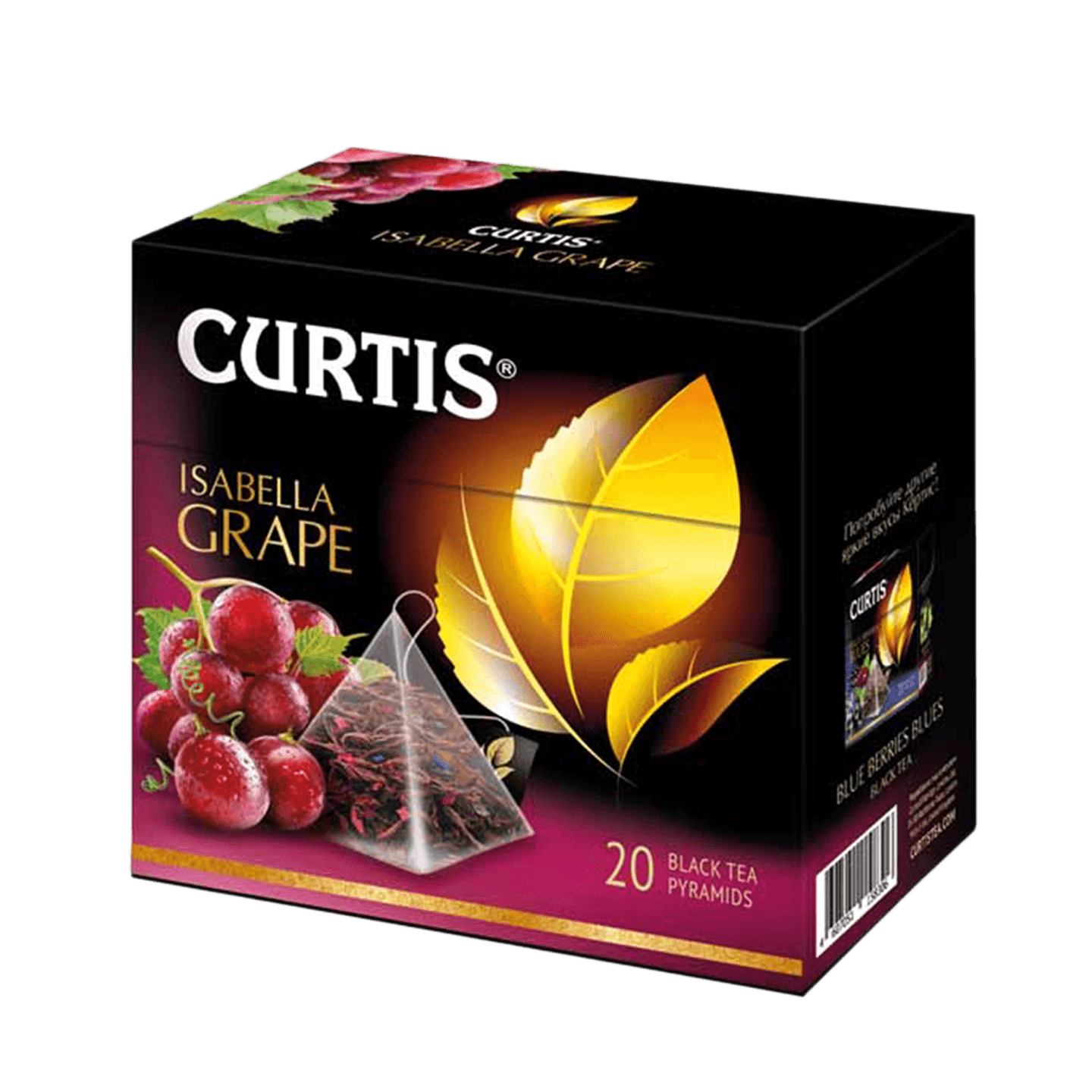 Чай черный «Curtis» Isabella Grape 20 пирамидок