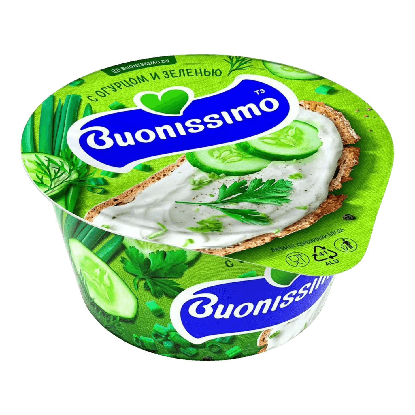 Крем с творогом «Buonissimo» c огурцом и зеленью
