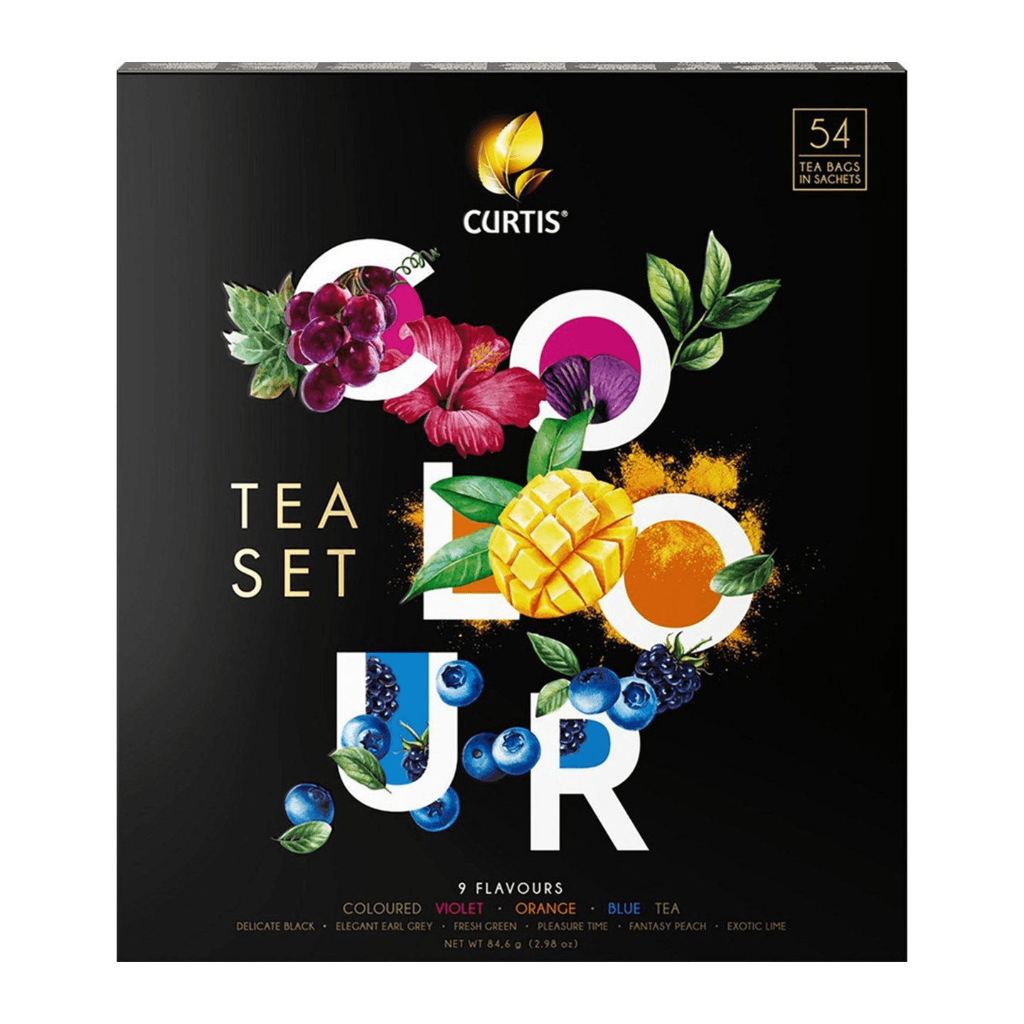 Чайное ассорти «Curtis» Colour Tea Set 54 пакетика