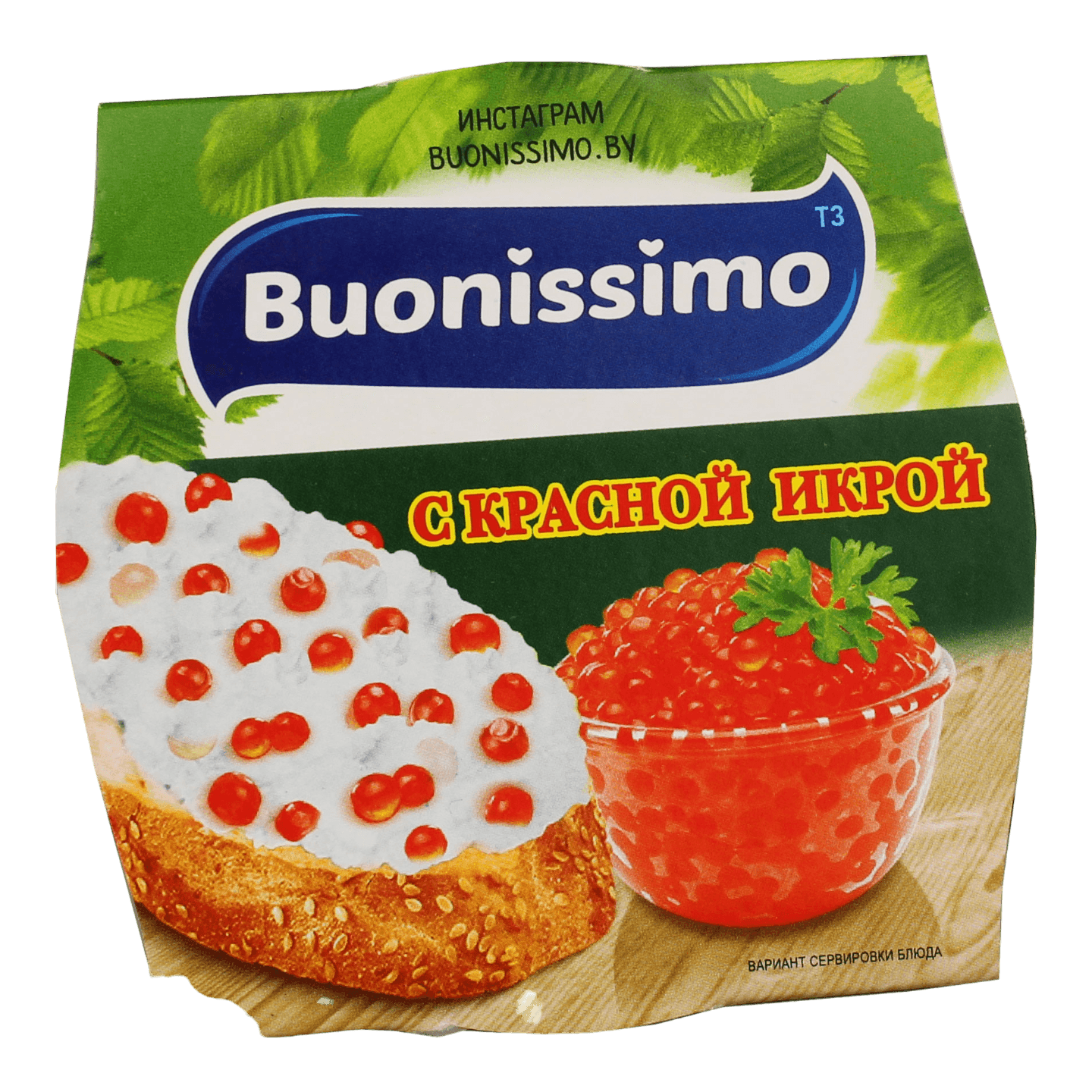 Крем с творогом «Buonissimo» красная икра